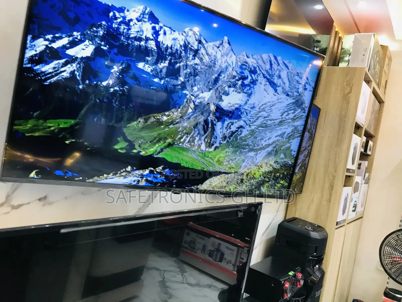 Elegant LED Design Clear 55 Inches Glossy LED Lg UP77 Tv