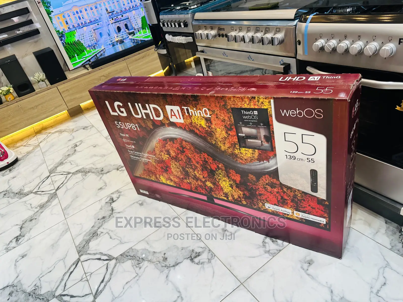 Fabulous Job LG UHD Smart 55”Uq80