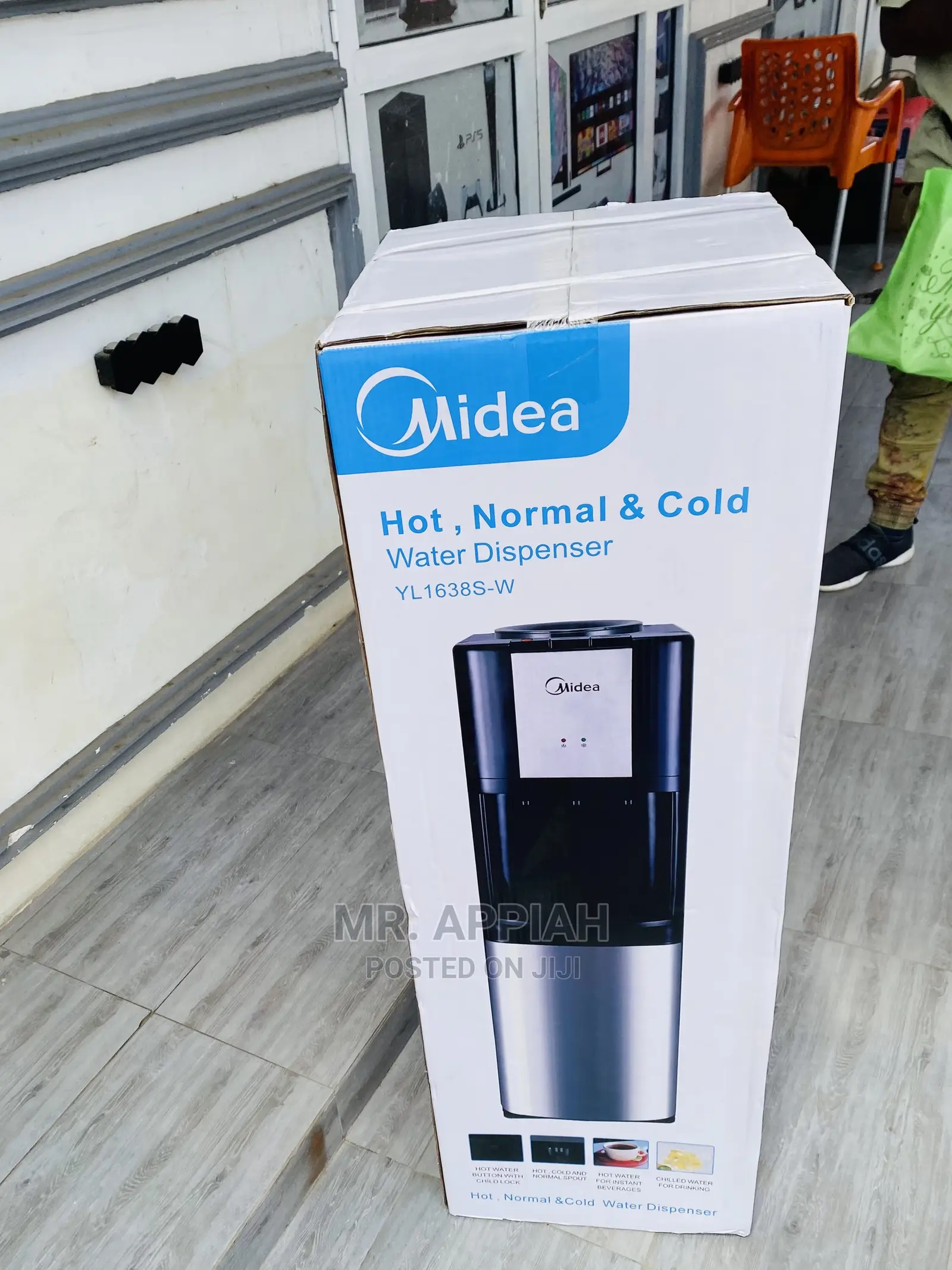 Original Midea Hot/Cold/Normal Water Dispenser(Yl 1638s-W).