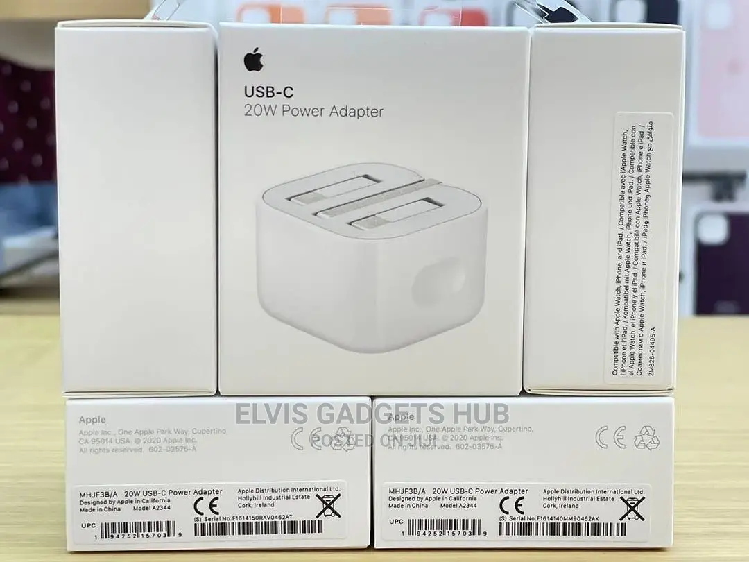 20W Type-C Adapters for iPhones