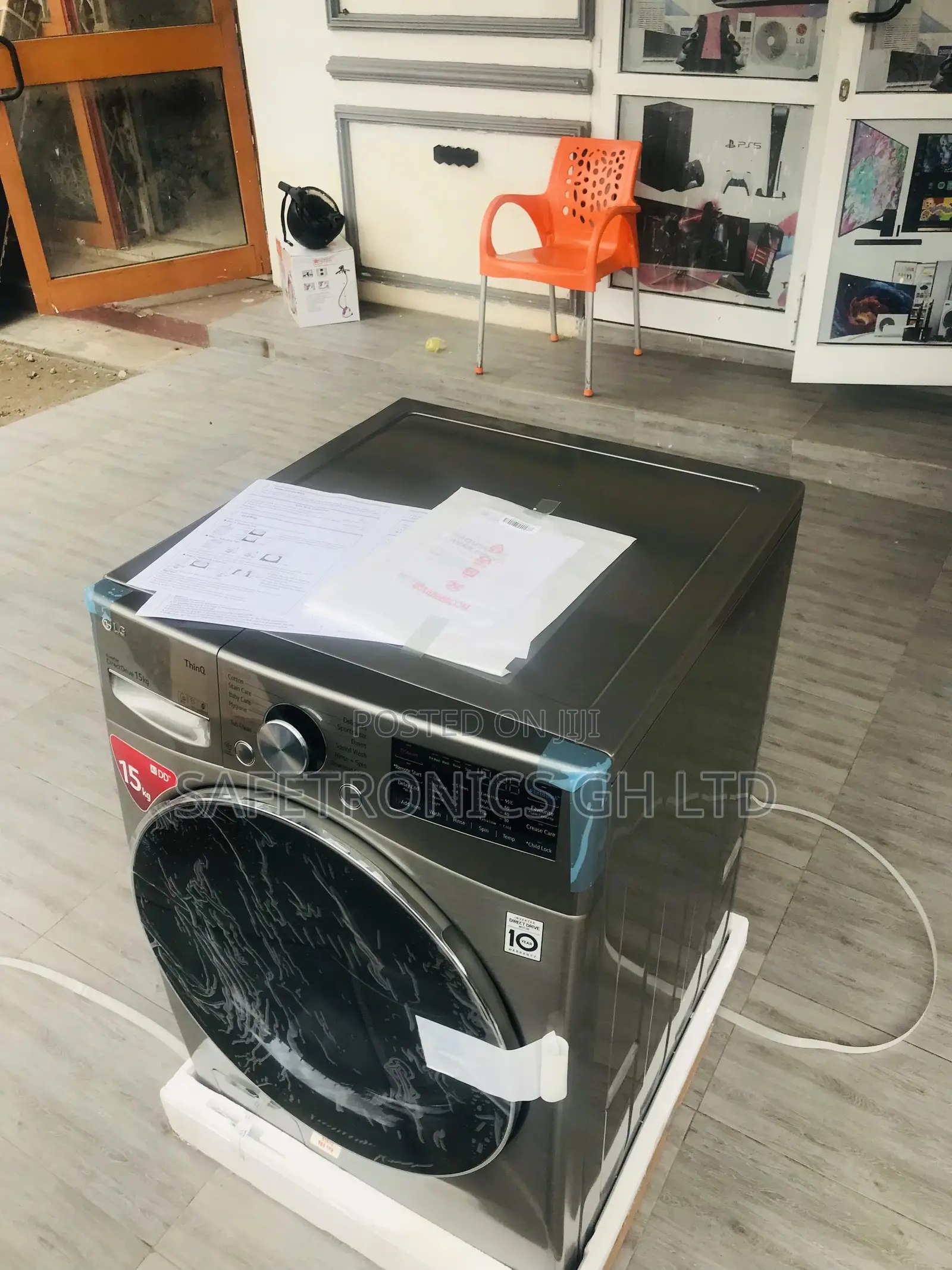 Frontload 15kg Washingmachine Lg Reliable F0L9DGP2S