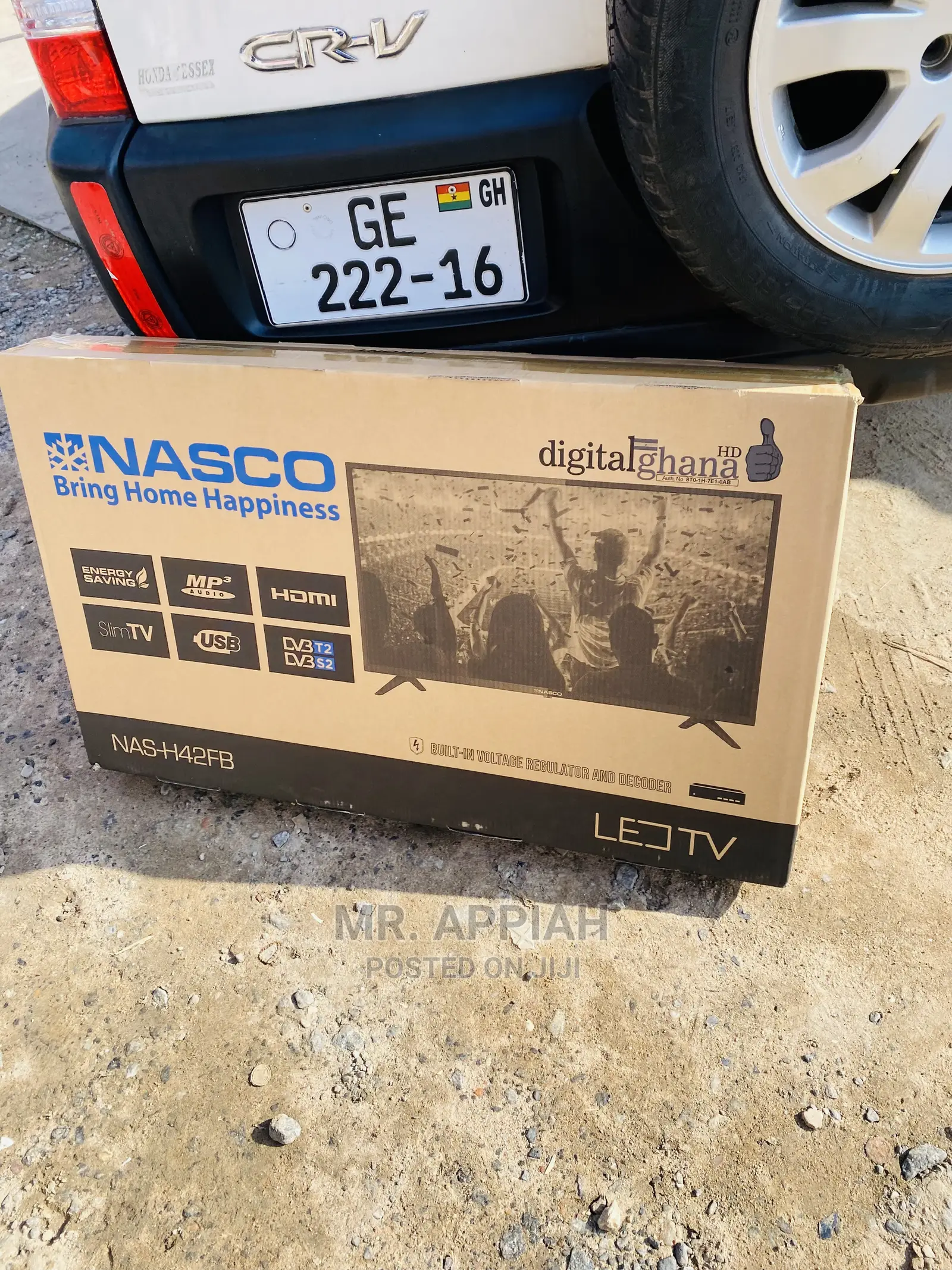 Durable and Affordable Nasco 42 Inch FHD LED Satelite Tv.