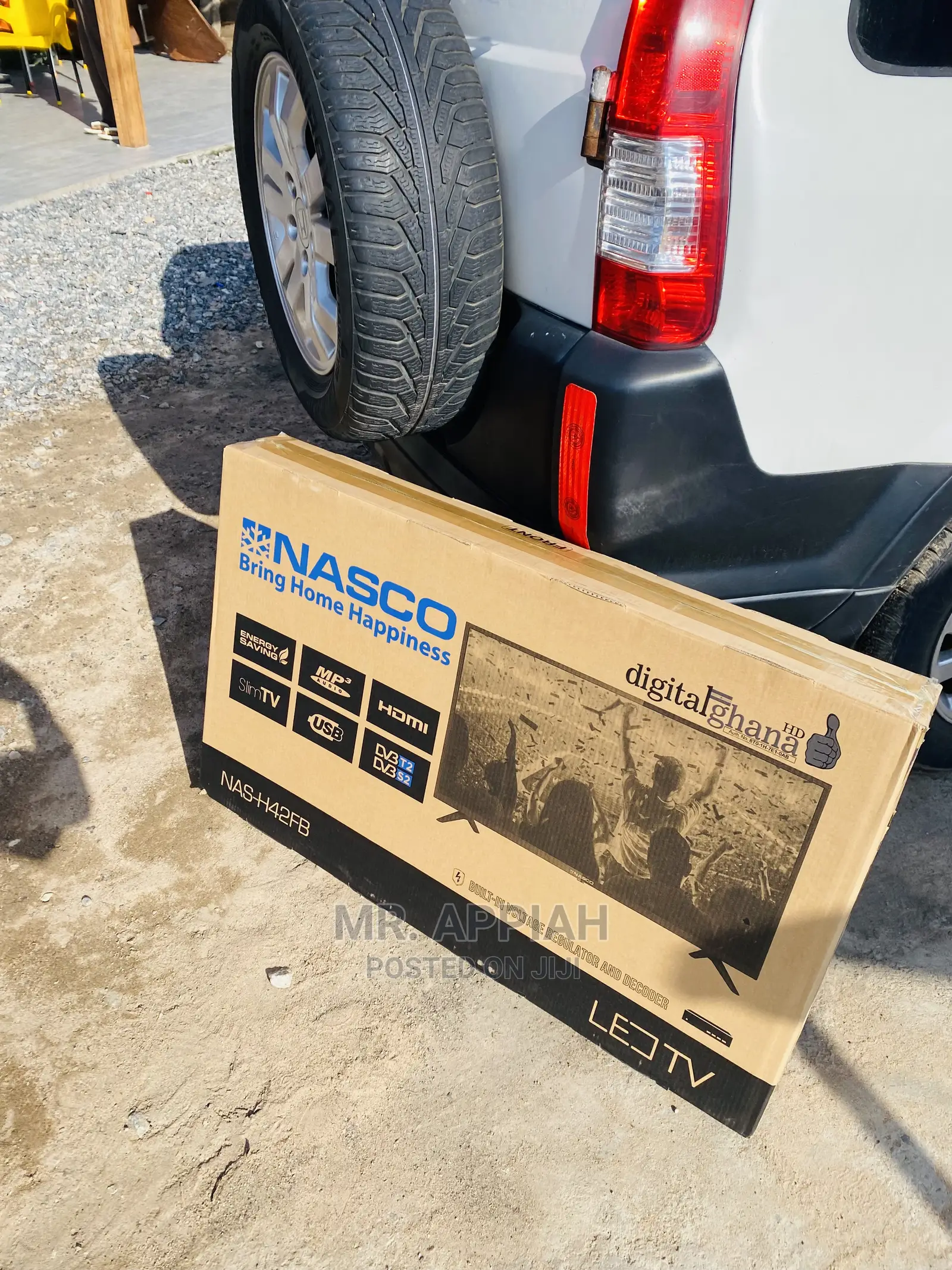 Authentic 42 Inch Nasco Full HD Smart Satelite Tv(Black)