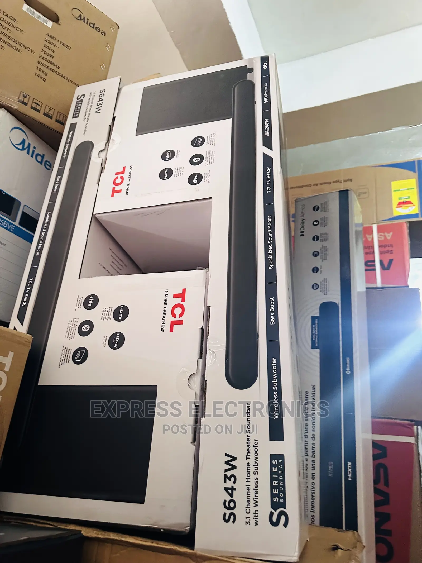Better Sound Track TCL Quality S634W Soundbar System