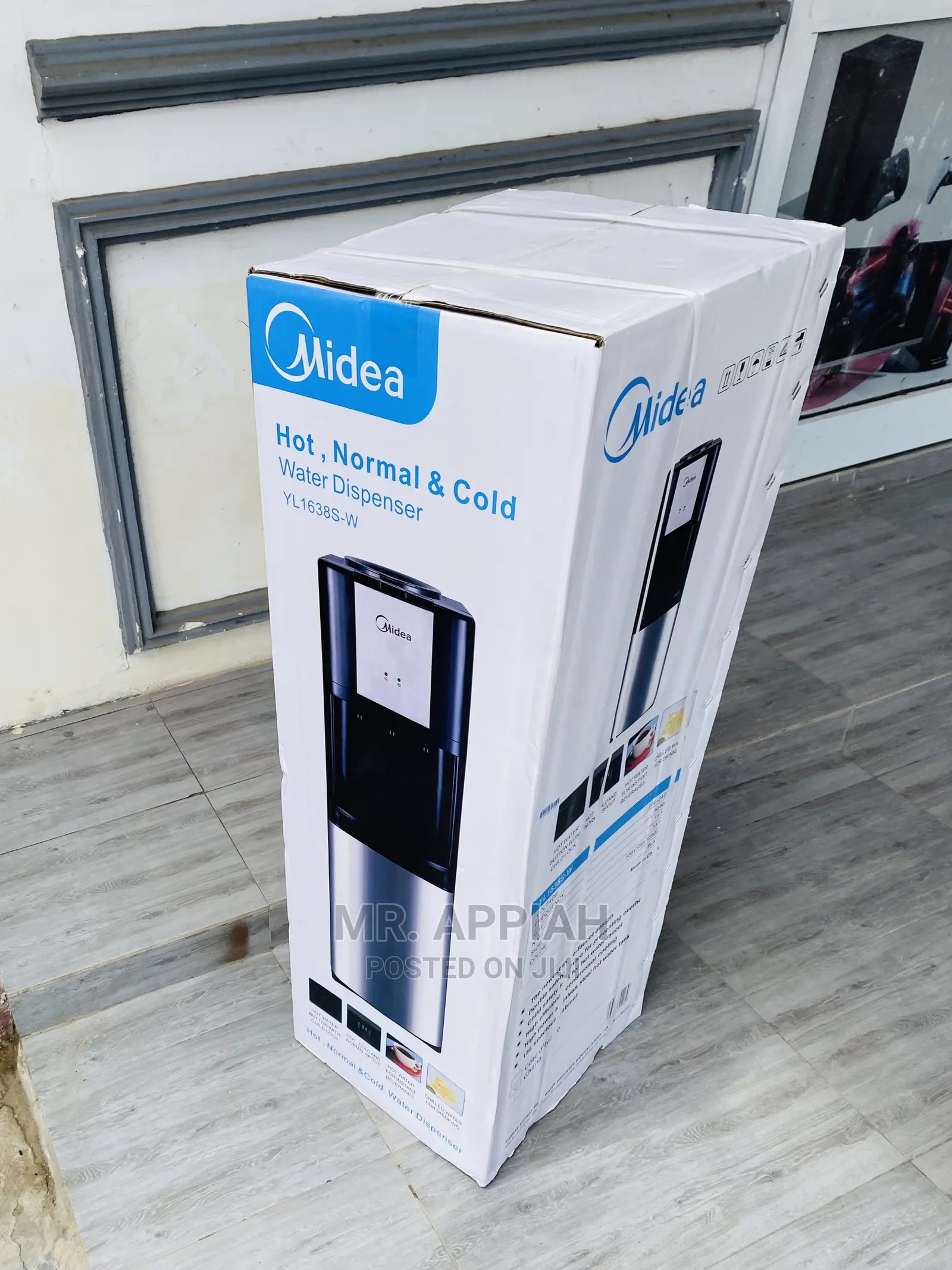 Authentic Midea Water DispenserYl 1638s-W(Hot/Cold Normal)