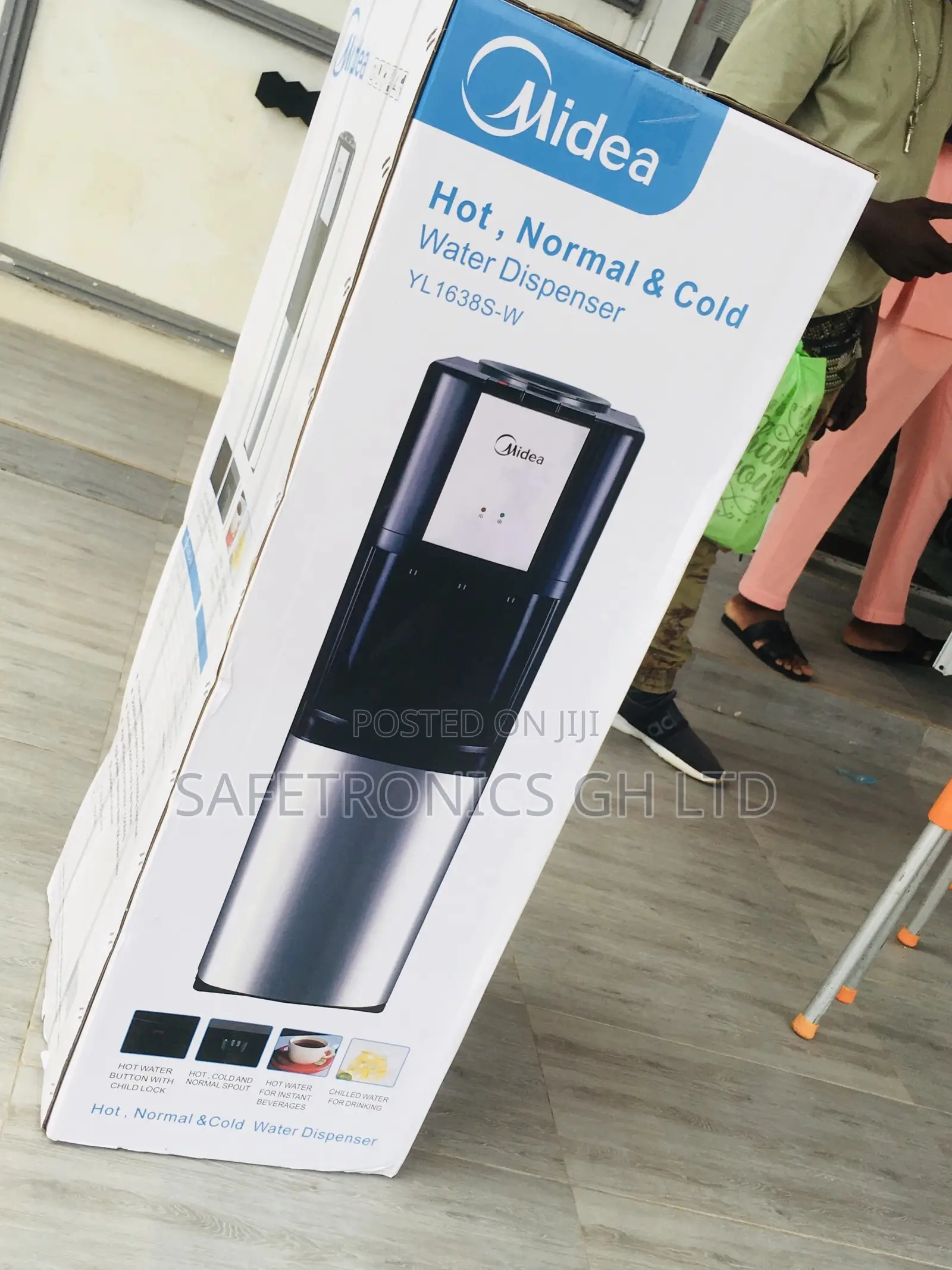 Midea Water Dispenser YL 1638-W Hot/Cold Adorable