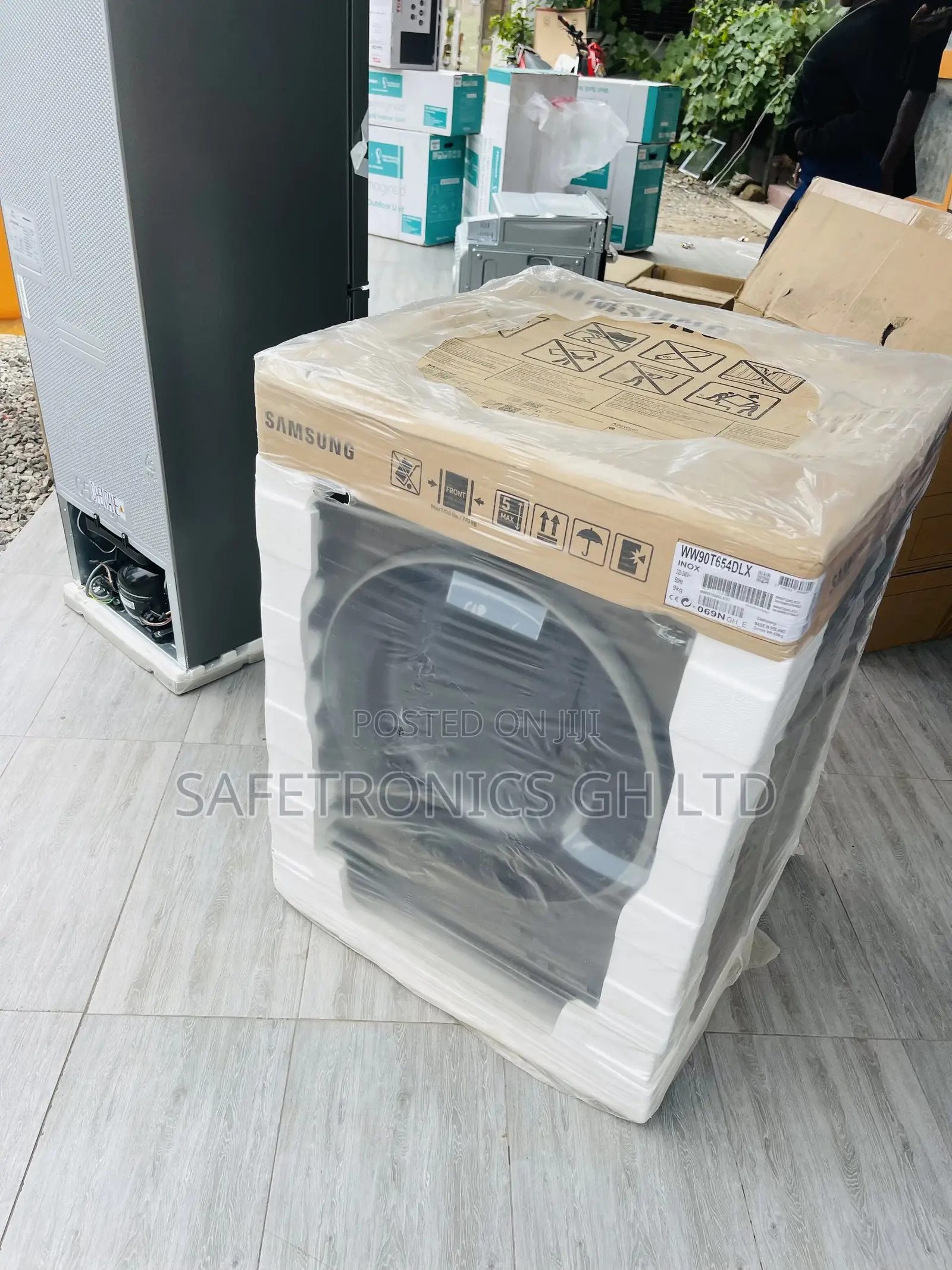Frontload 9kg Washingmachine Samsung W90T654DLX