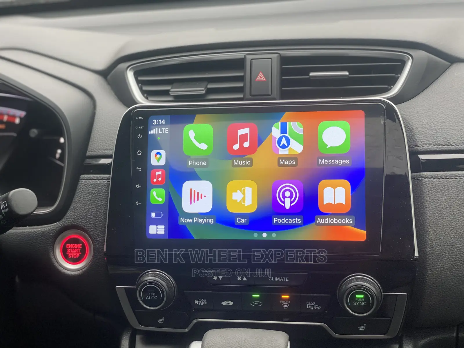 Honda CR-V Apple Carplay Screen