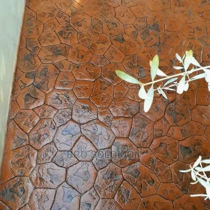 Professional Stamped Concrete Installation in Ghana | Megatek Co.
