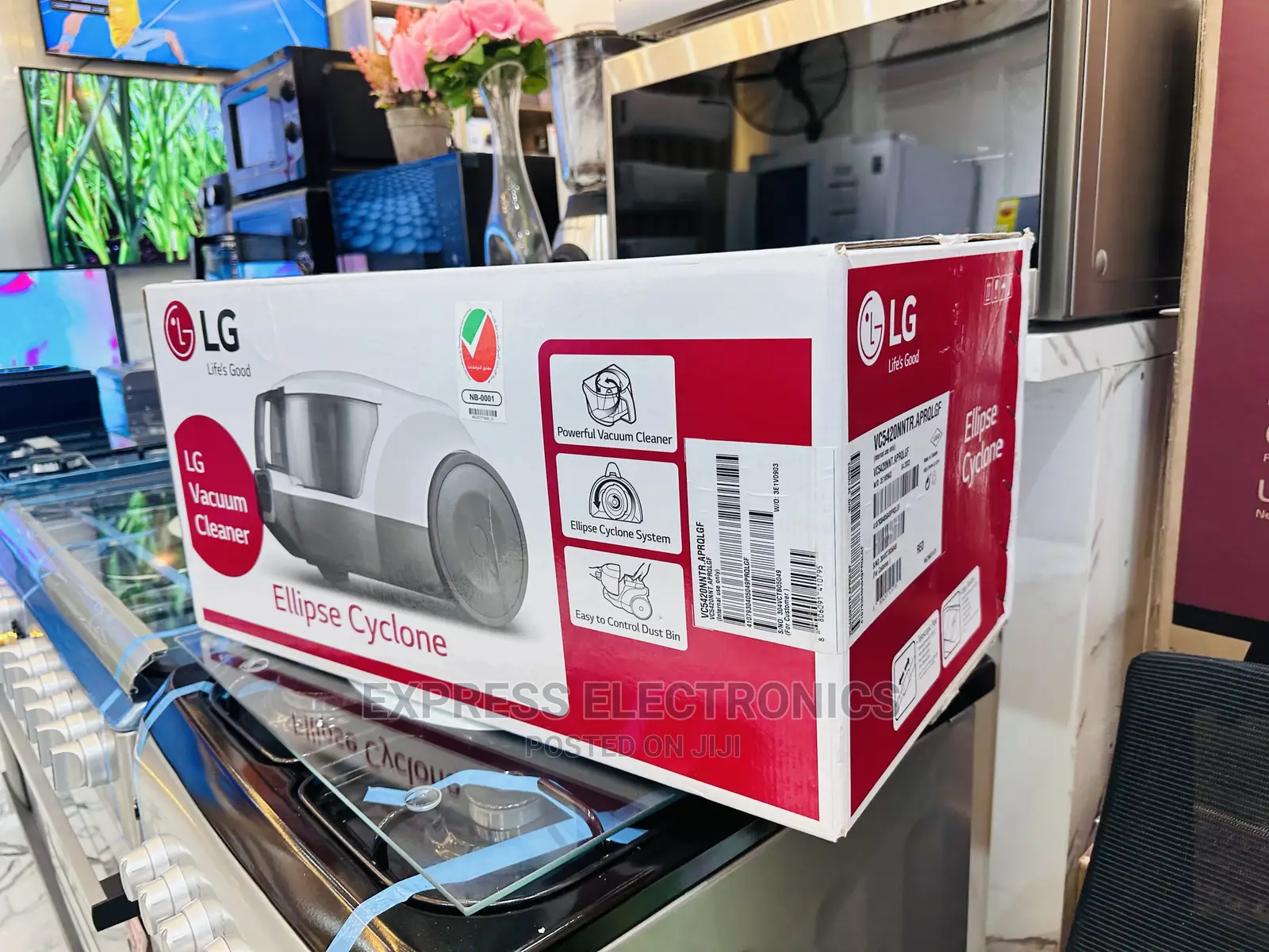 Powerful Vacuum Cleaner VC5420NNTR Lg 2000W Red