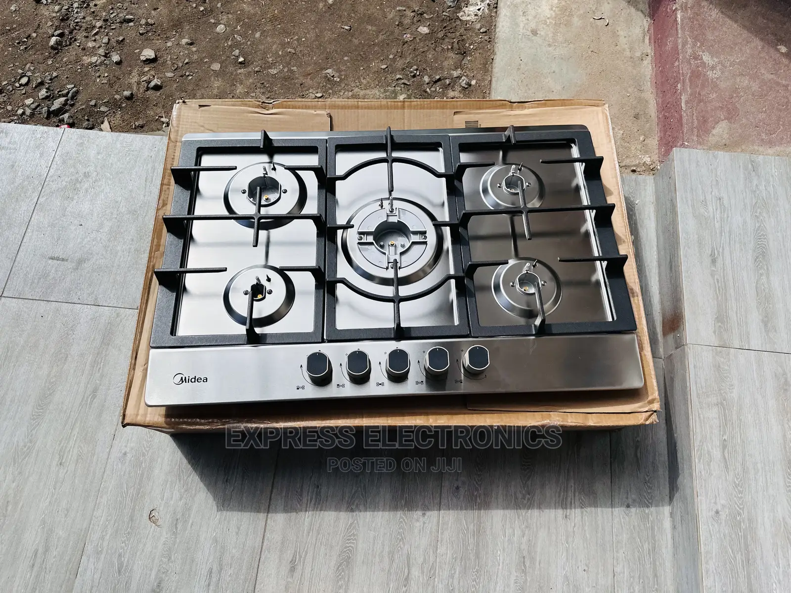 Rebust Enamel 5burner Gas Cooker Midea 75g50me
