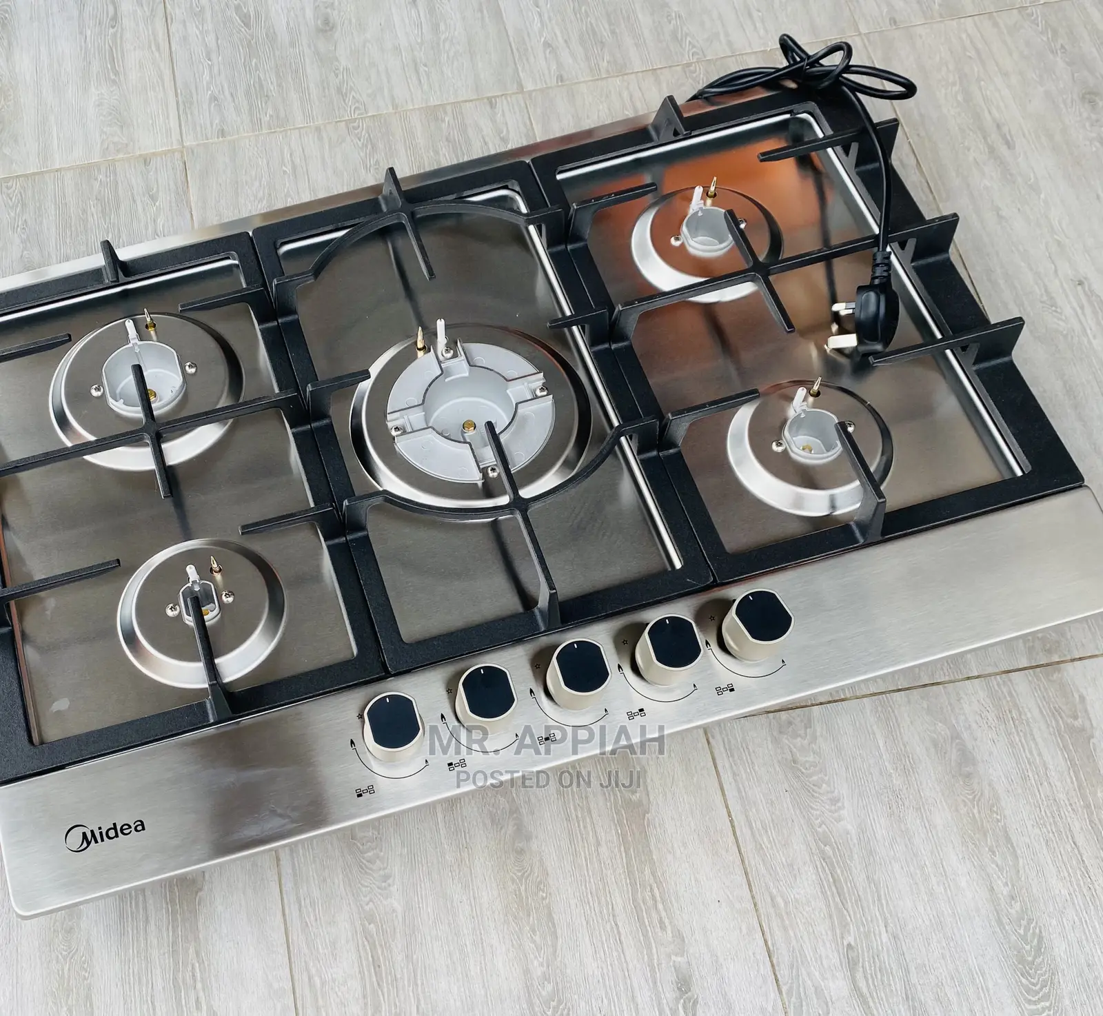 Energy Saving 75CM 75g50me(Silver).Midea 5 Gas Cooker.