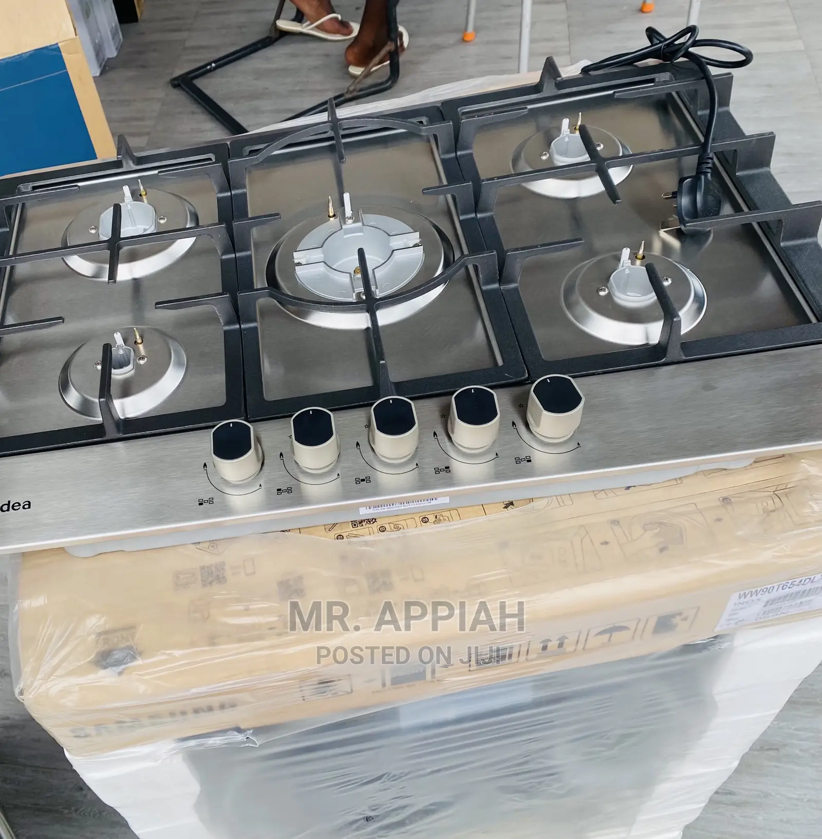 Low Cost 75g50me Midea 75cm 5 Gas Cooker 