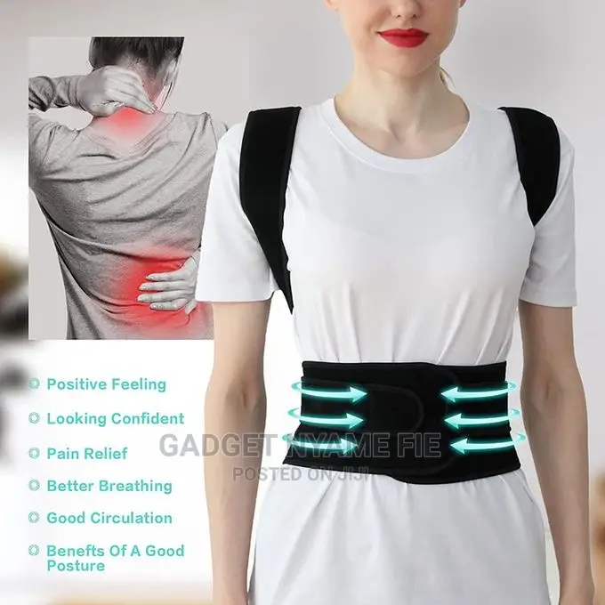Get Relief Posture Corrector Back Shoulder Lumbar Brace Belt