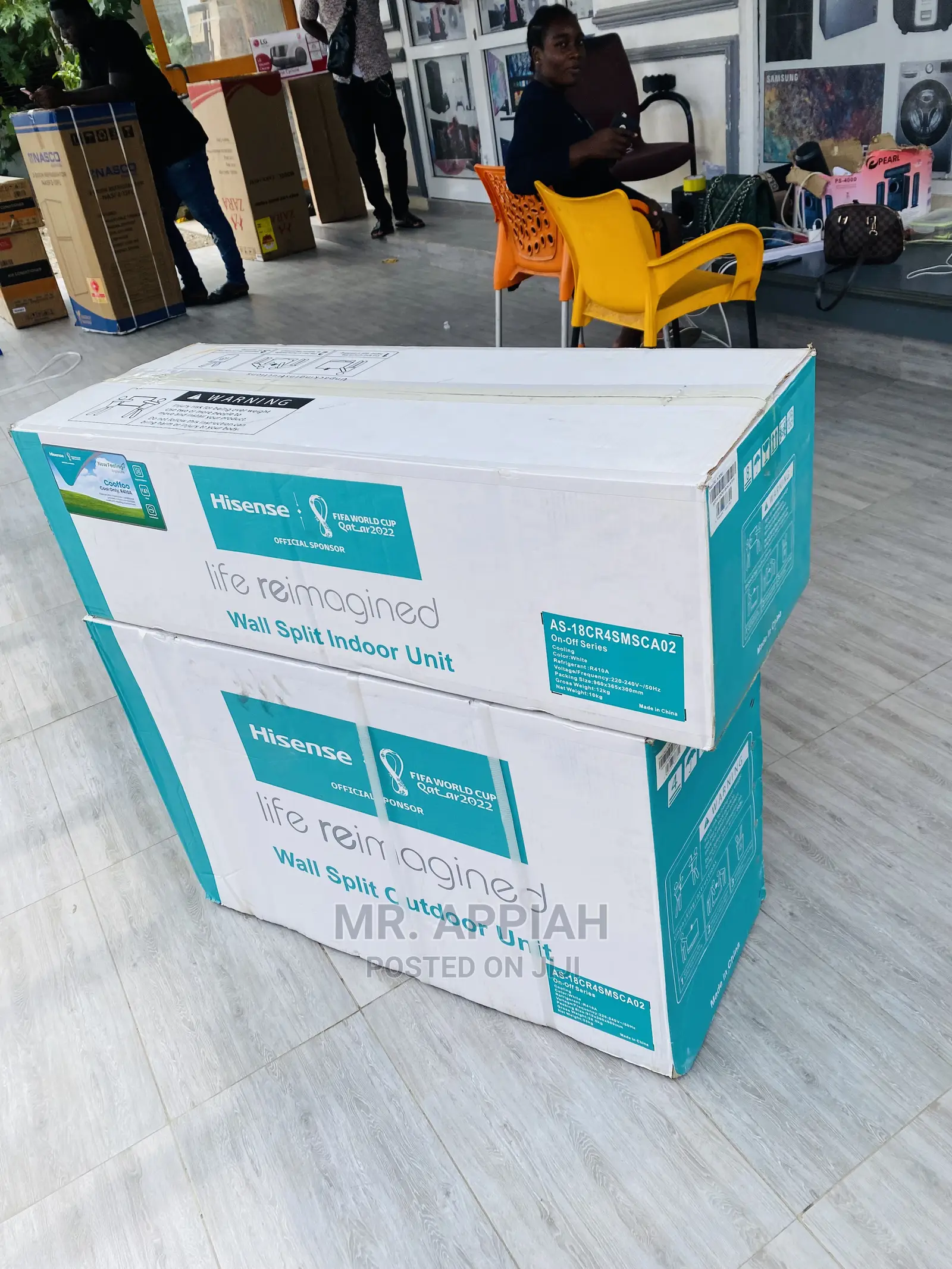 Low Costhisense 2.5hp Air Conditioner With Remote Control.