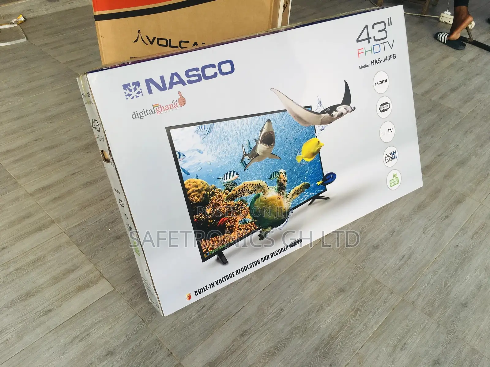 Digital Nasco Satellite 43 Inches LED Glossy Tv
