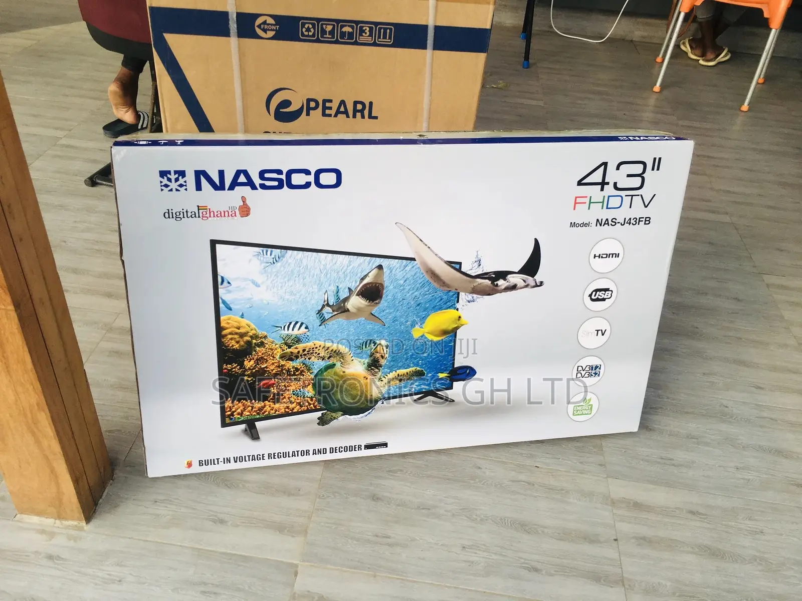 New Satellite 43 Inches Glossy LED Digital Nasco Tv