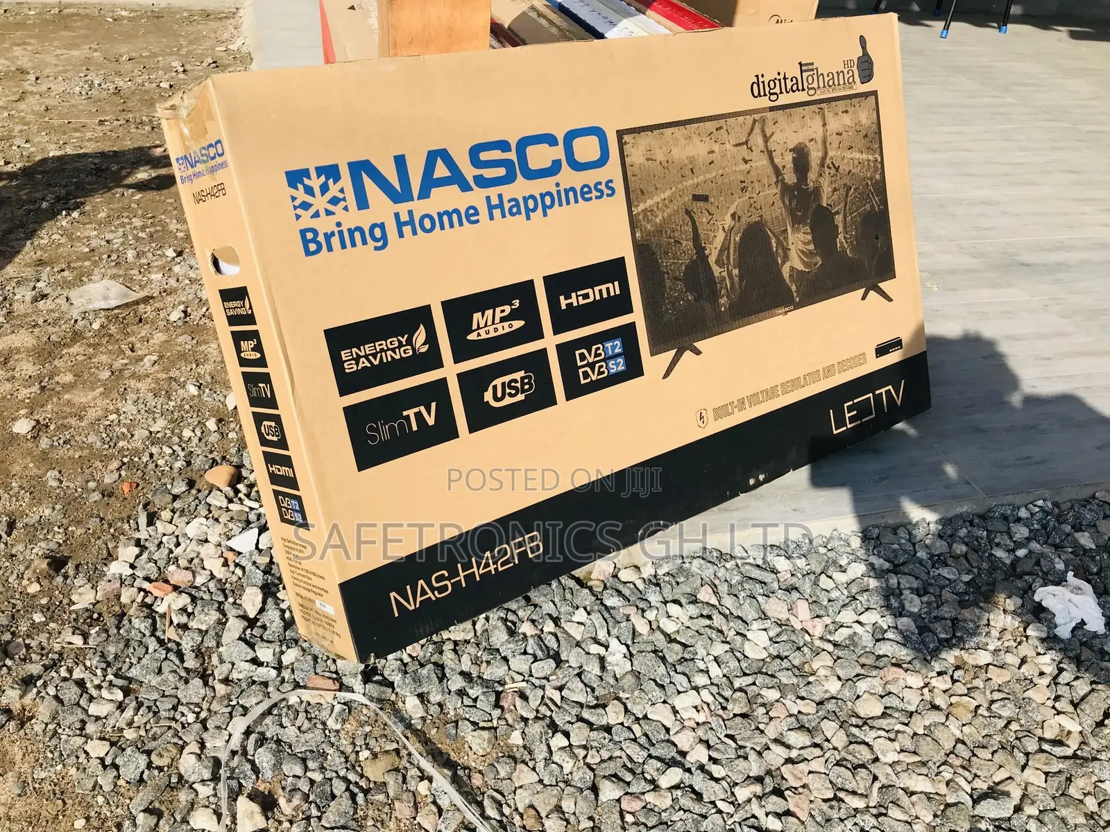 Elegant Design Nasco 42 Inches Glossy LED Tv