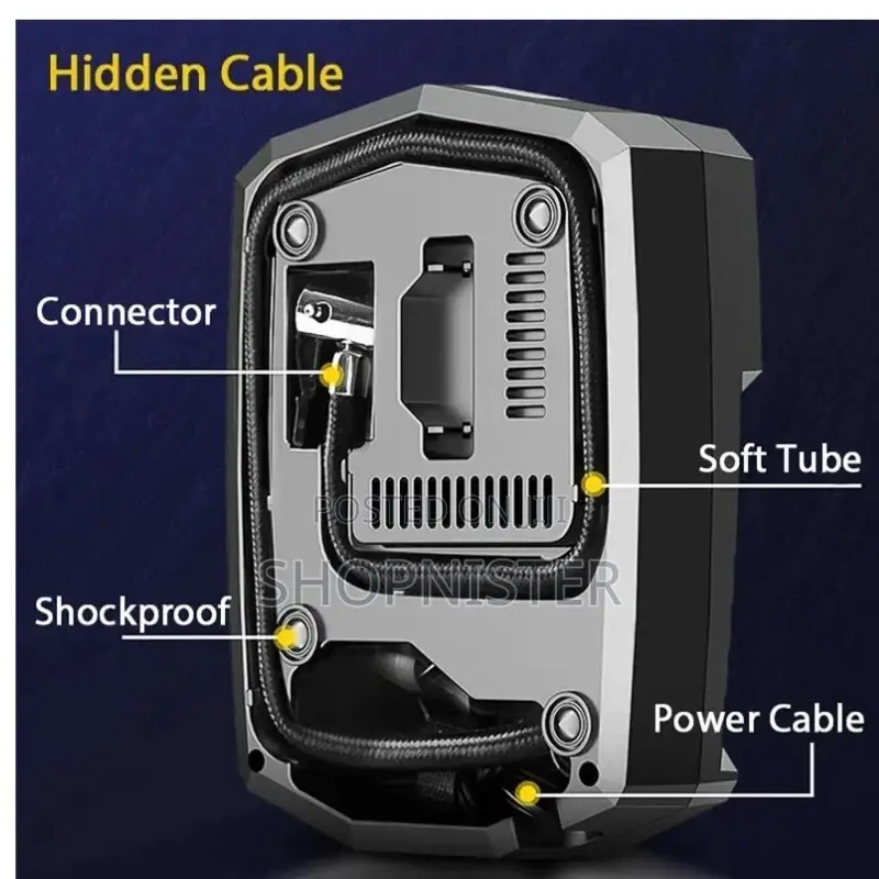 Auto Car Air Pump Digital Inflator Tire Pressure Tester