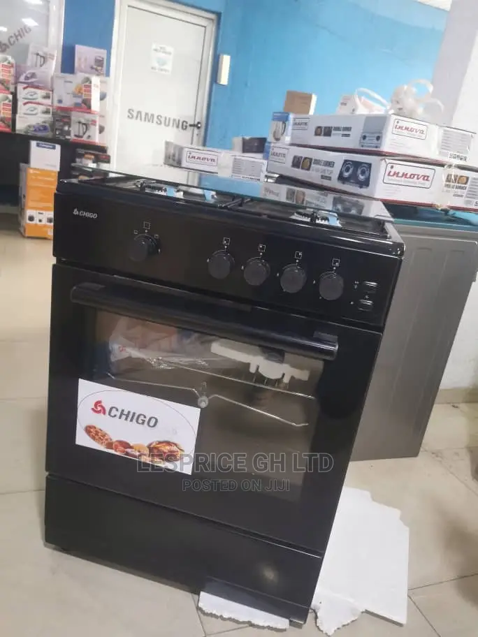 Chigo 60x60 All Black Auto Ignition Cooker
