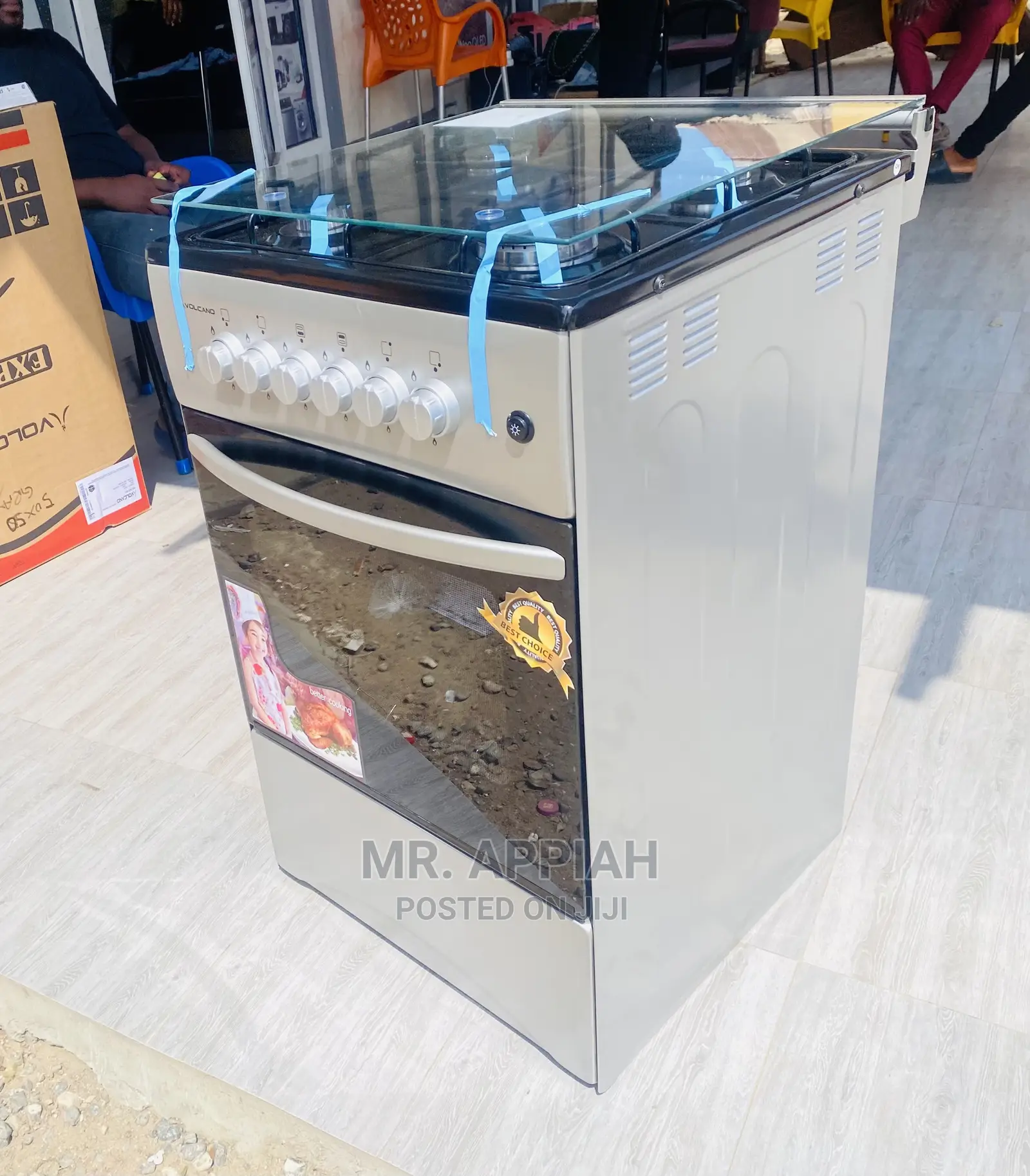 Contact Us For(Gray)50*50 Volcano  Oven Grill Gas Burner.