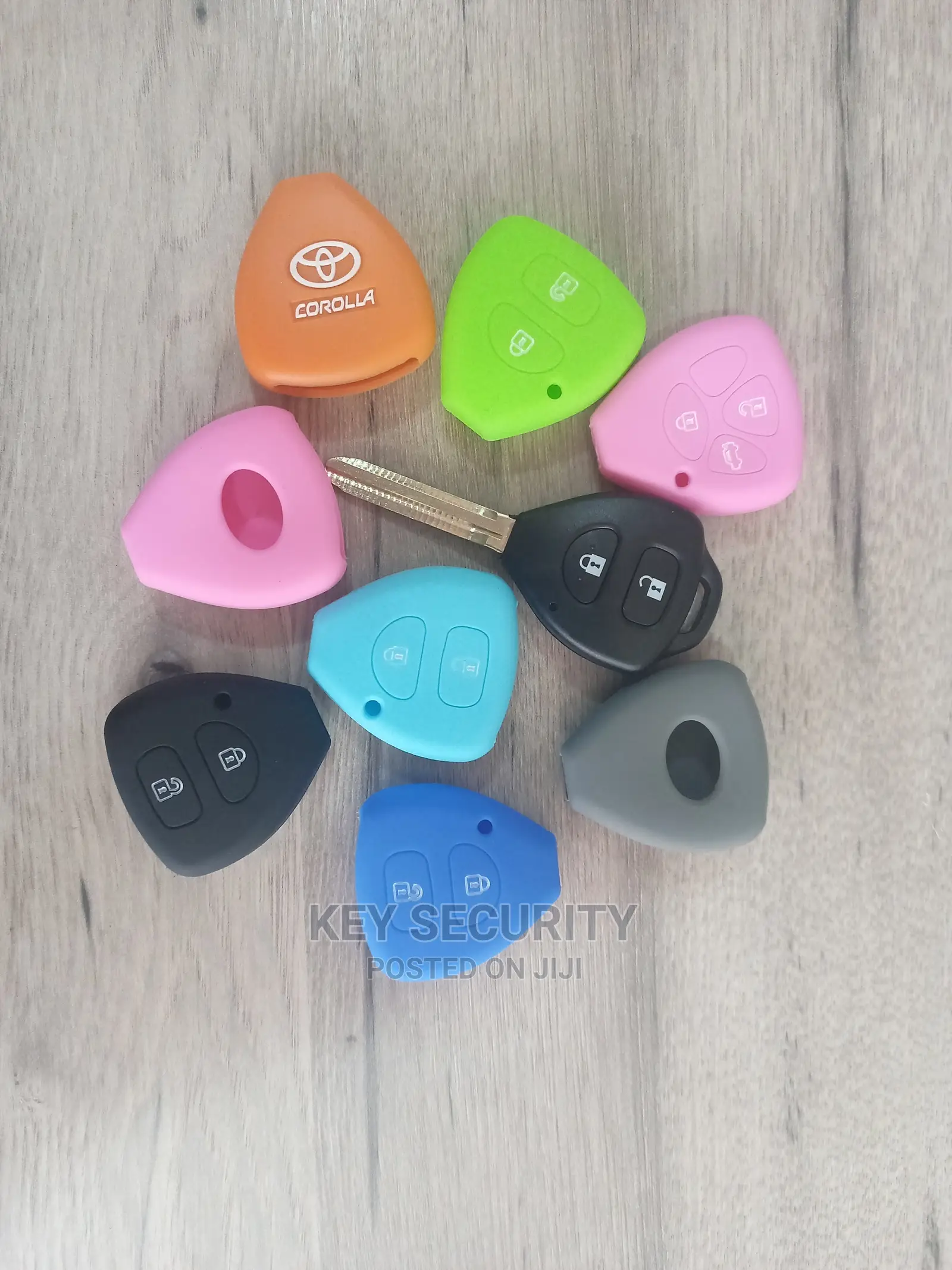 2/3/4 Buttons Silicone Case for Toyota Fortuner Remote Key