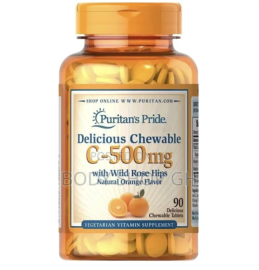 Puritan's Pride Vitamin C-500 Mg With Rose Hips 90 Count