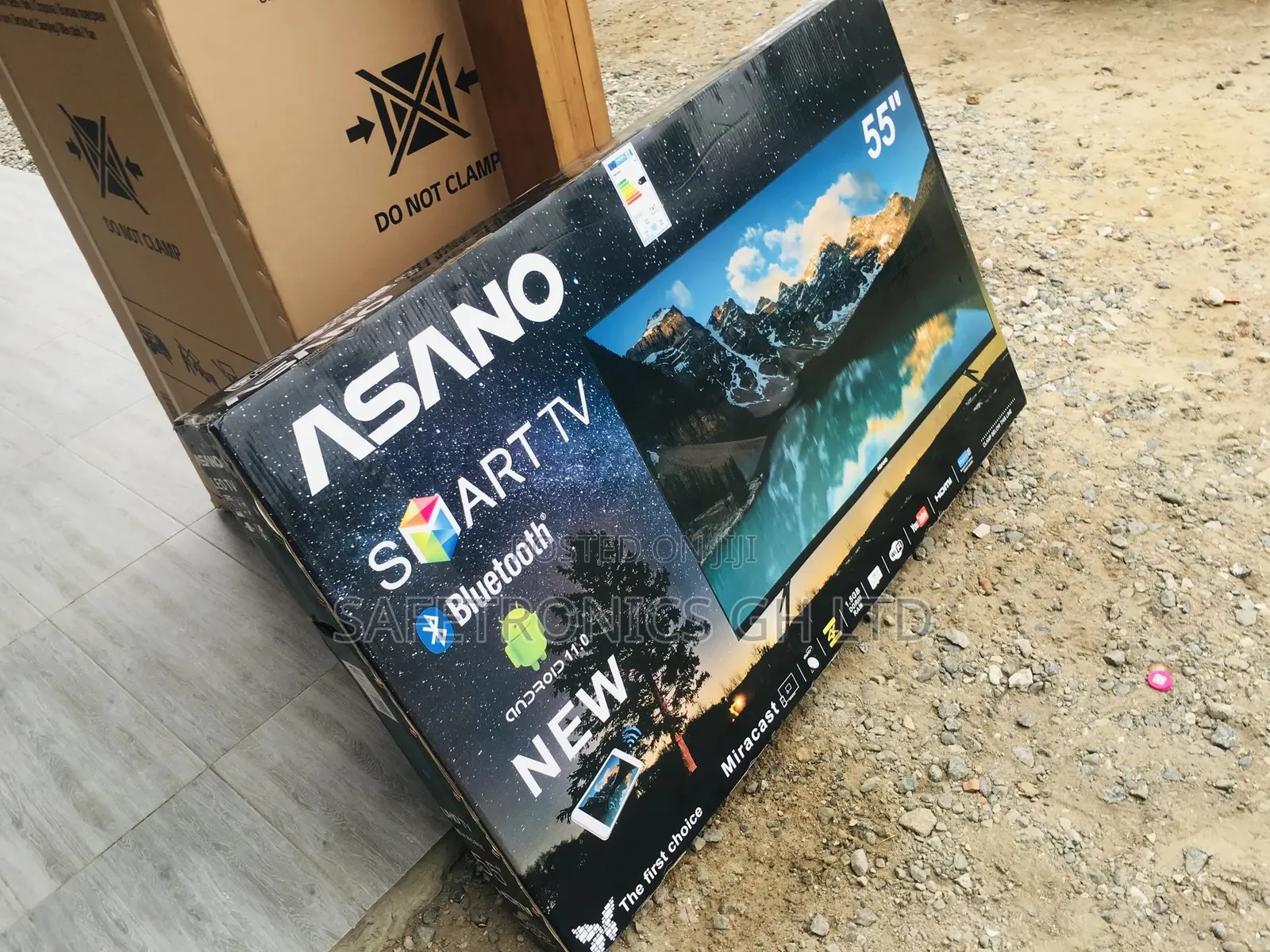 Asaon 55 Inches Glossy LED Durable UHD Smart Tv