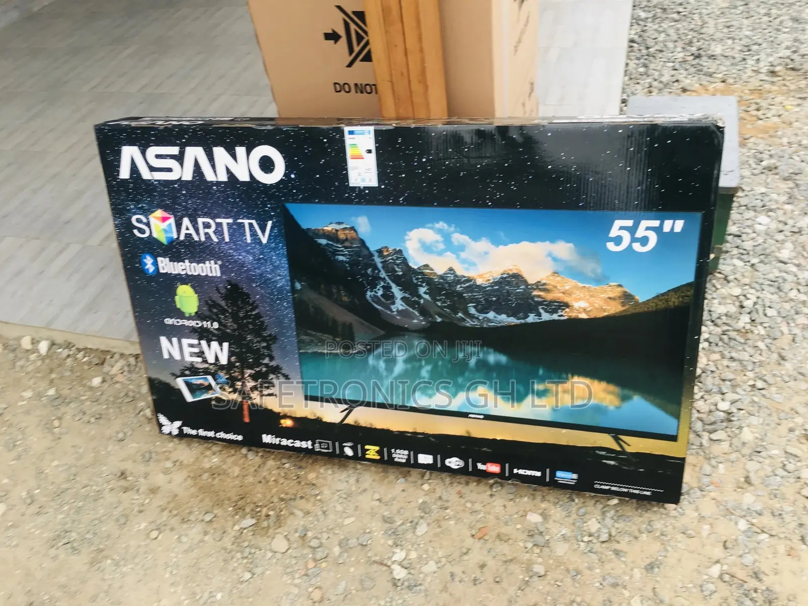 Neatly Sealed Smart UHD LED Glossy 55 Inches Asaon