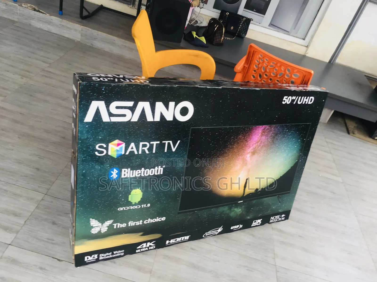 Asano 50 Inches Glossy Smart LED UHD Tv