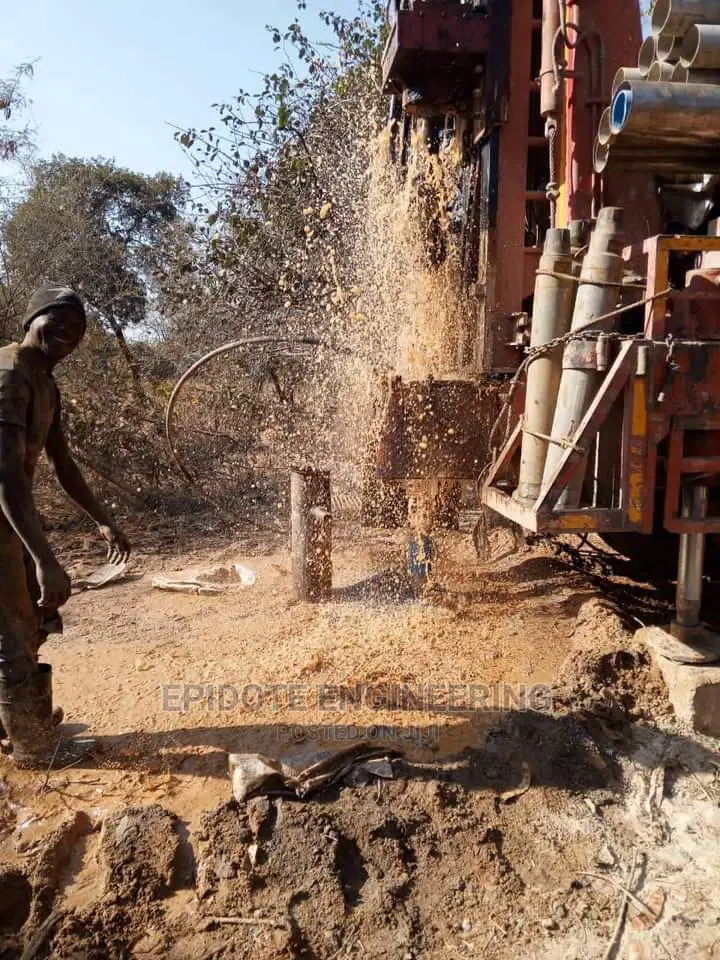 Water Borehole Drilling at Ntonso