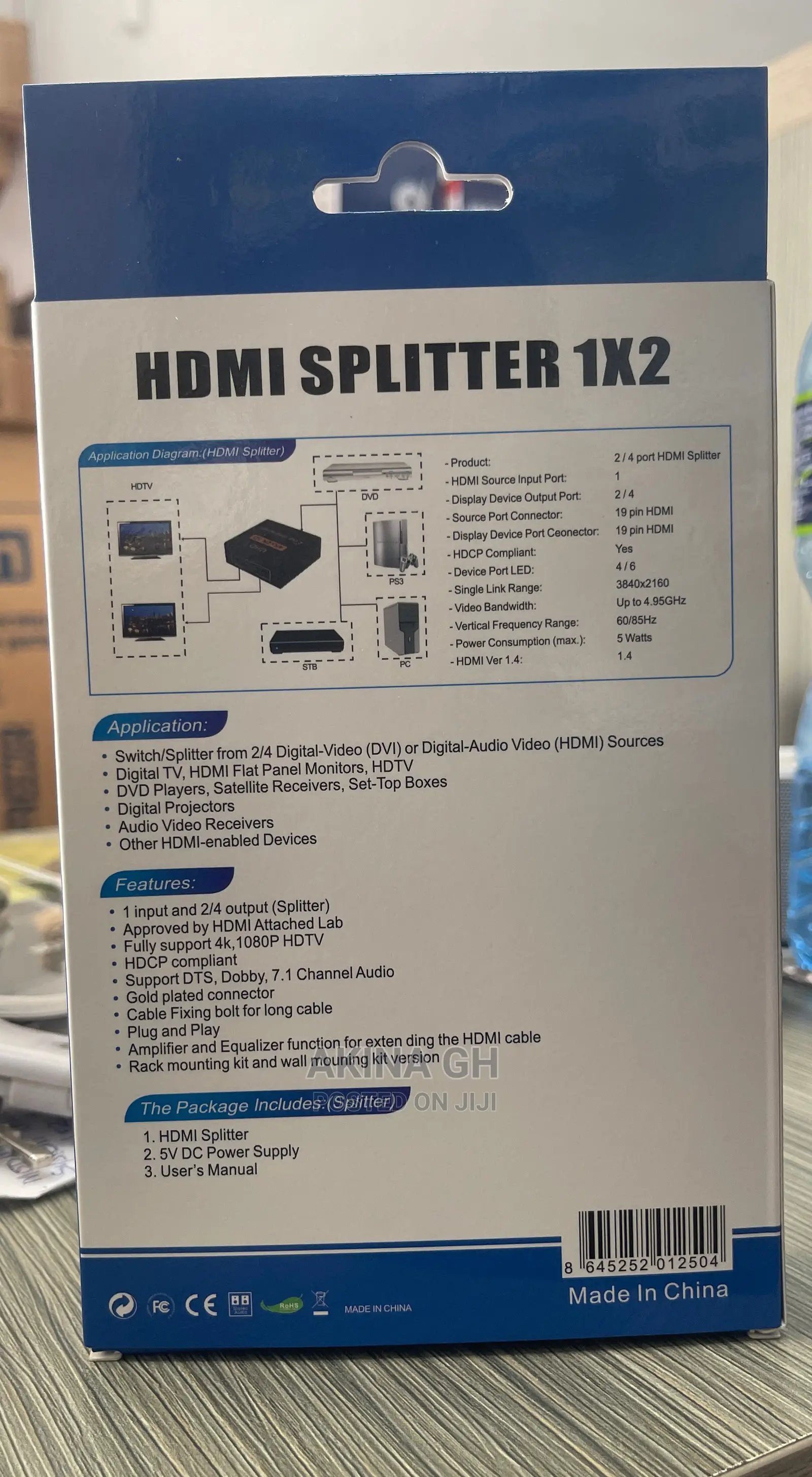HDMI Splitter 1X2