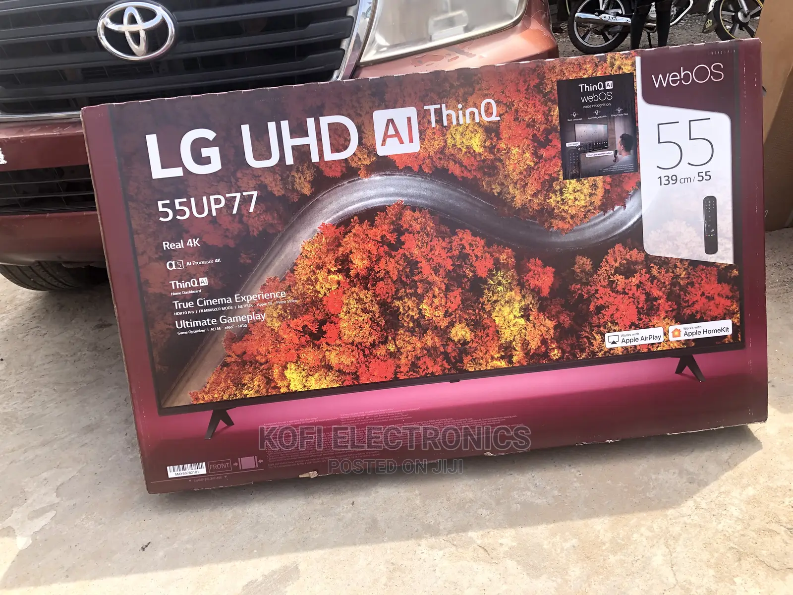 Cinema Screen Design LG 55up77 Uhd TV 55 Inch