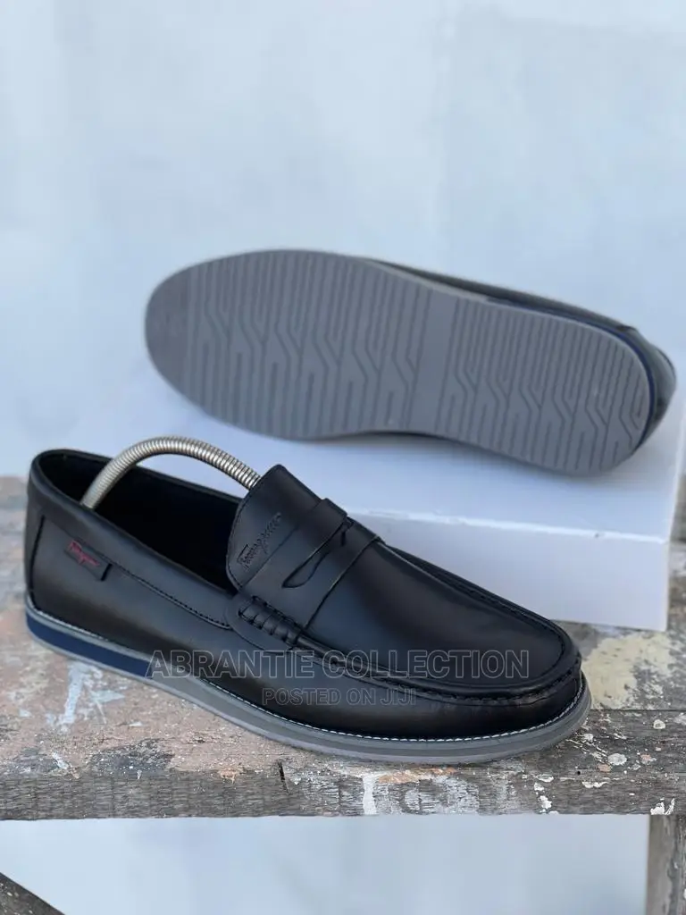 Men’S Casual Black Loafers Shoe
