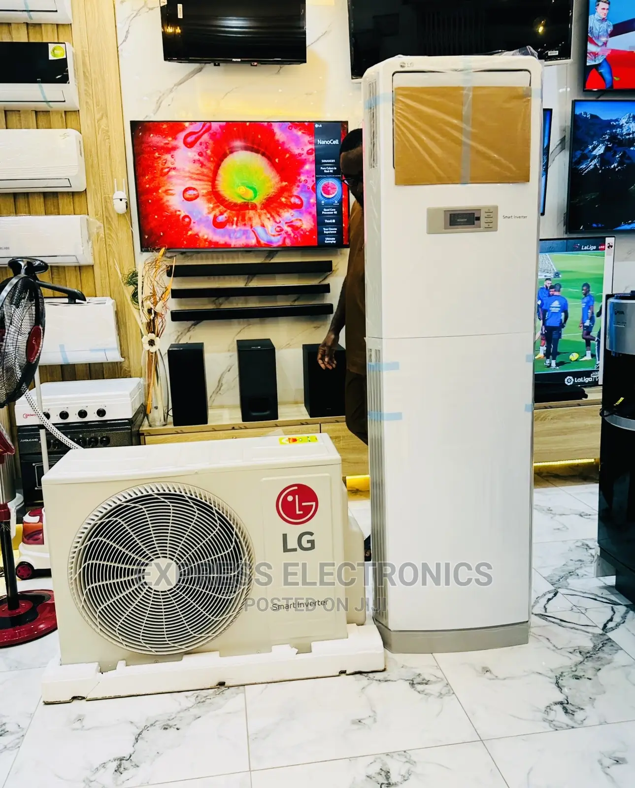 Dual Inverter AP-Q18GS1S1 LG Standing AC Split Pretty Price