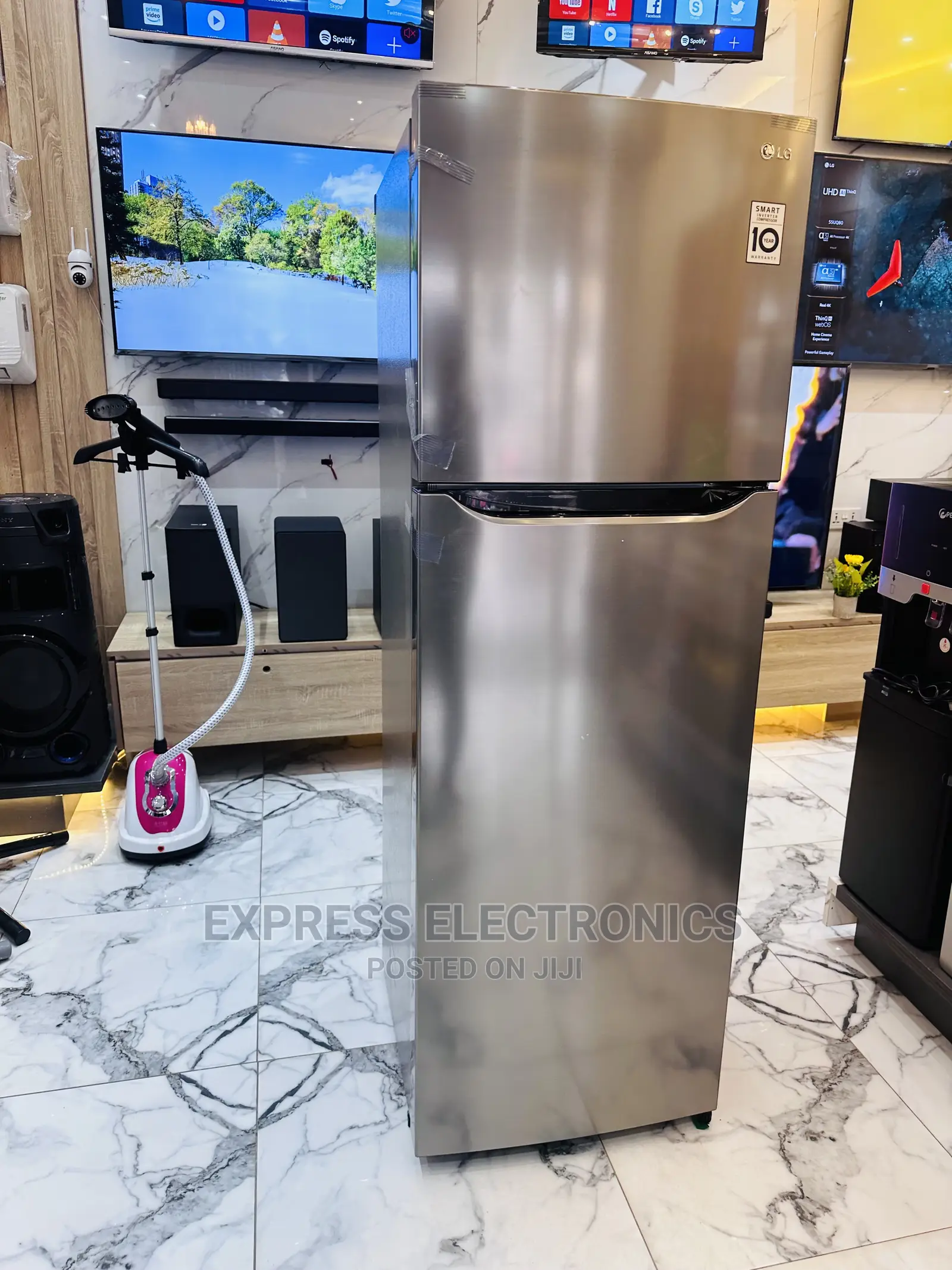 GV-B212PLGB 235L Top Freezer Fridge in Dark Graphite Steel