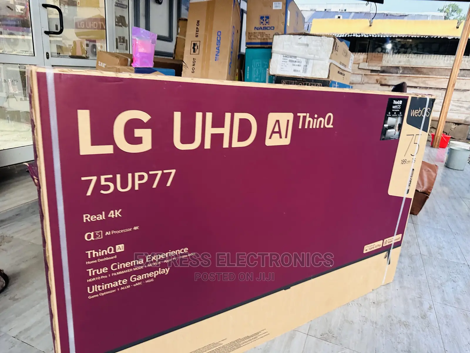 Naturally Crispy UHD Smart 75”Up77 LG TV 