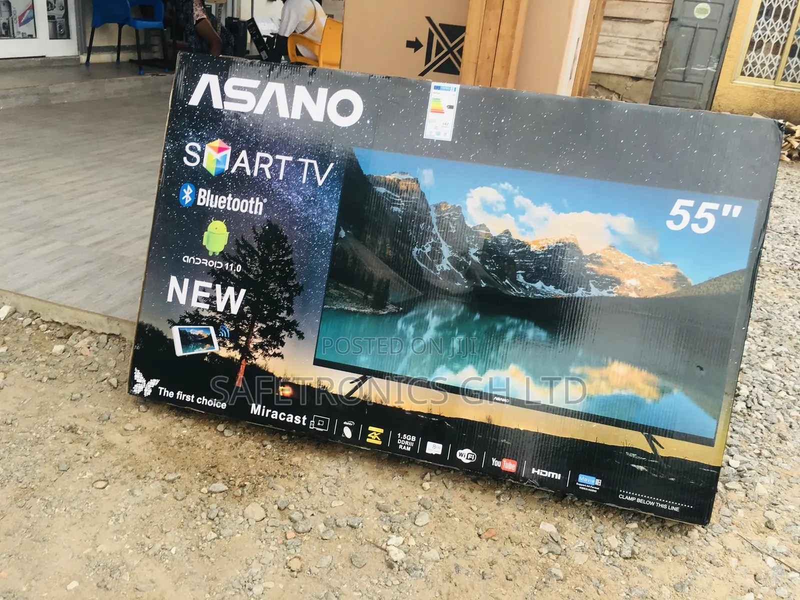 Asaon 55 Inches Glossy LED Smart UHD Tv