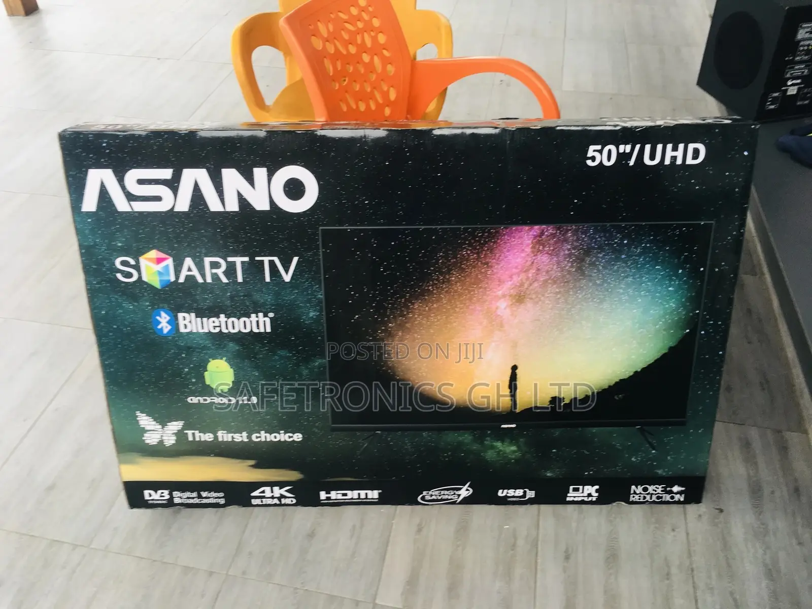 UHD Smart Asano 50 Inches LED Glossy Tv