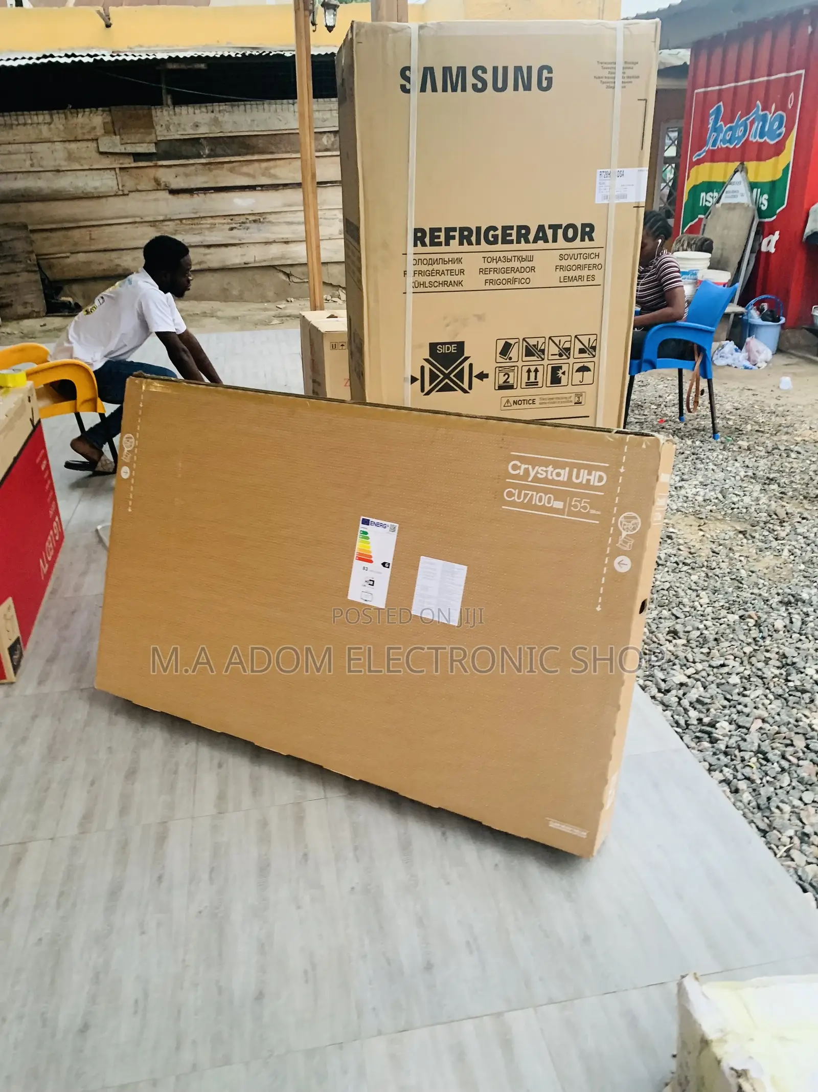 Clear Vew Samsung 55” 55CU7100 UHD LED Tv