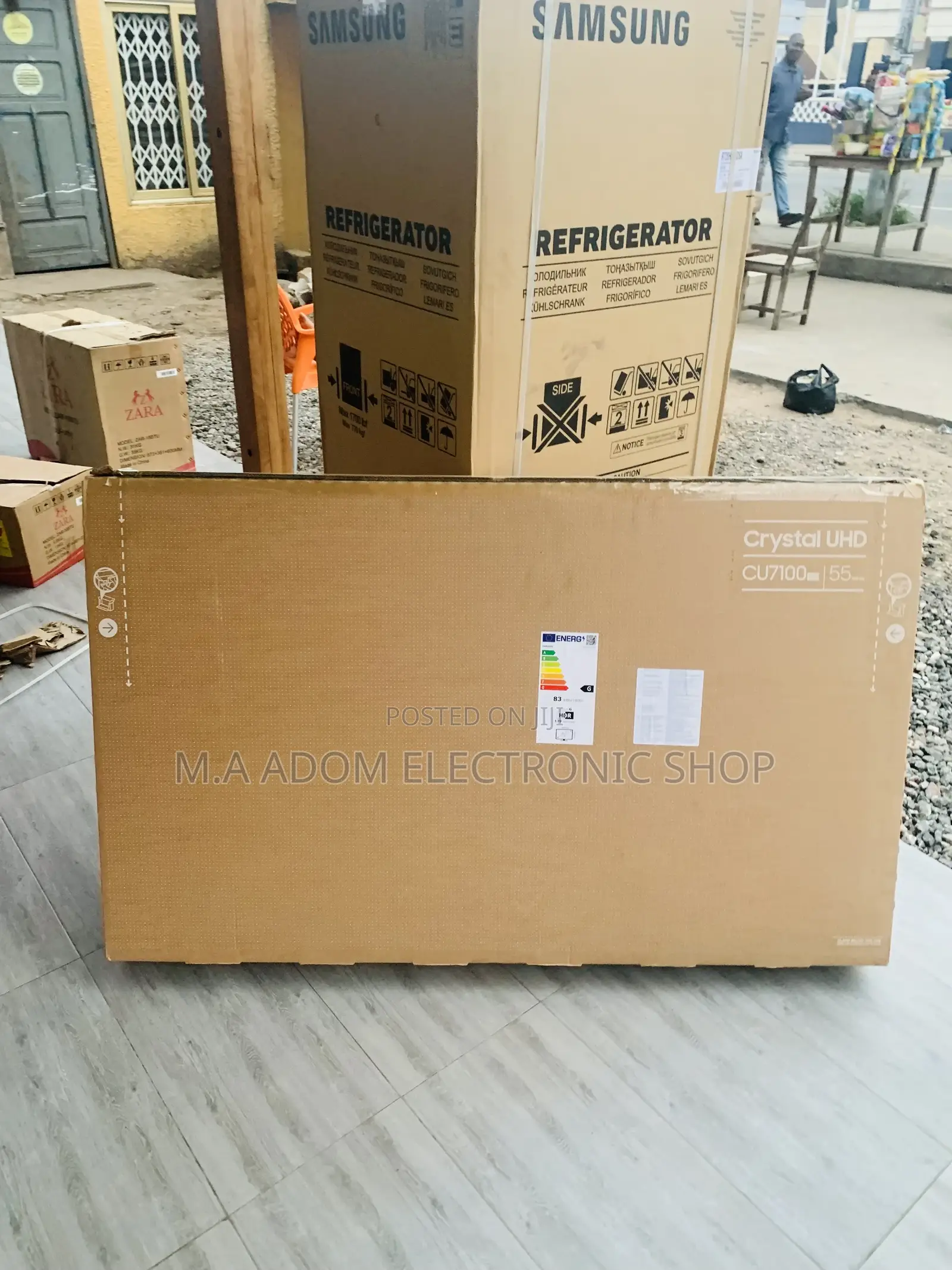 Clear Vew Samsung 55” 55CU7100 UHD LED Tv