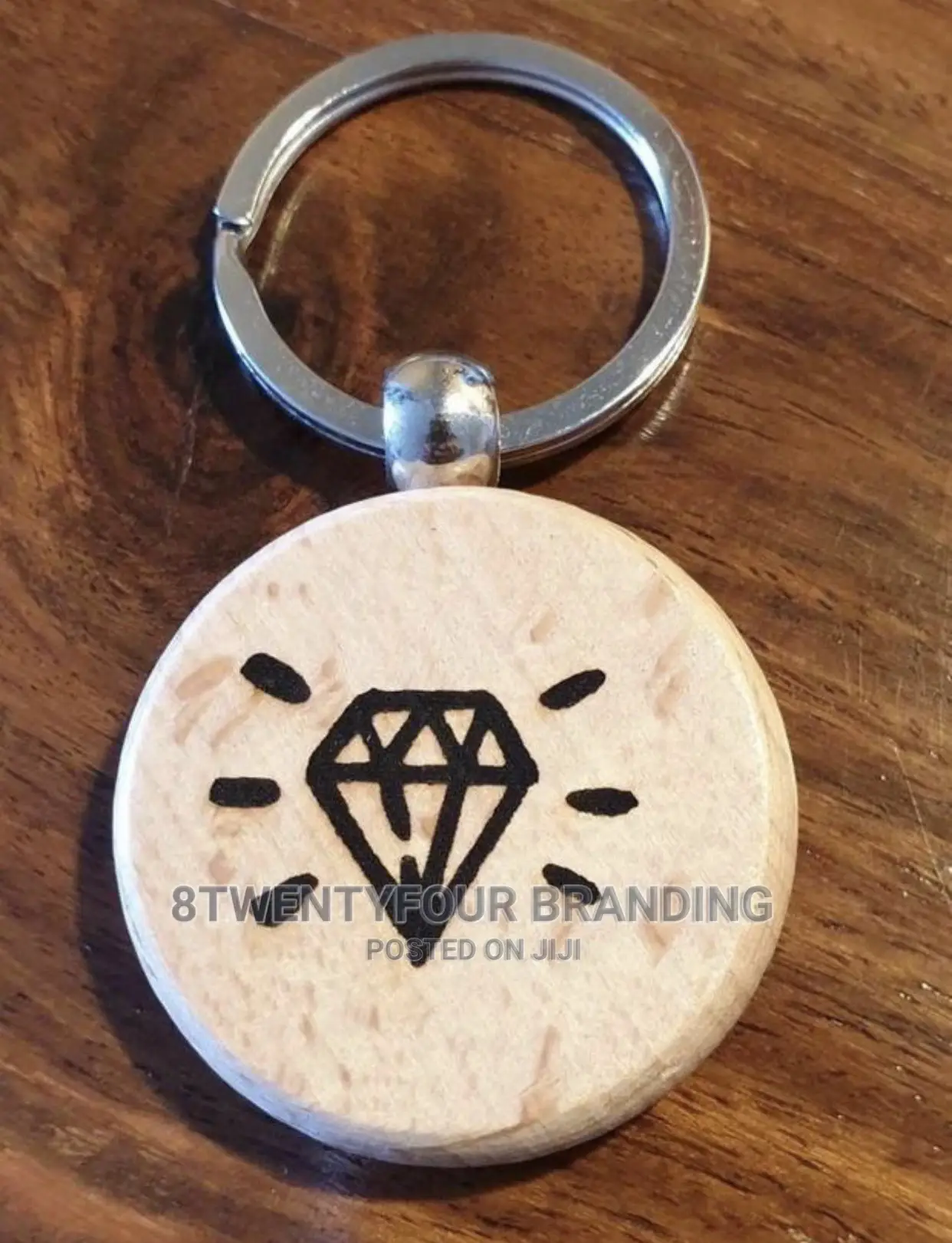 Wooden Keyholders (No Branding) MOQ: 100pcs