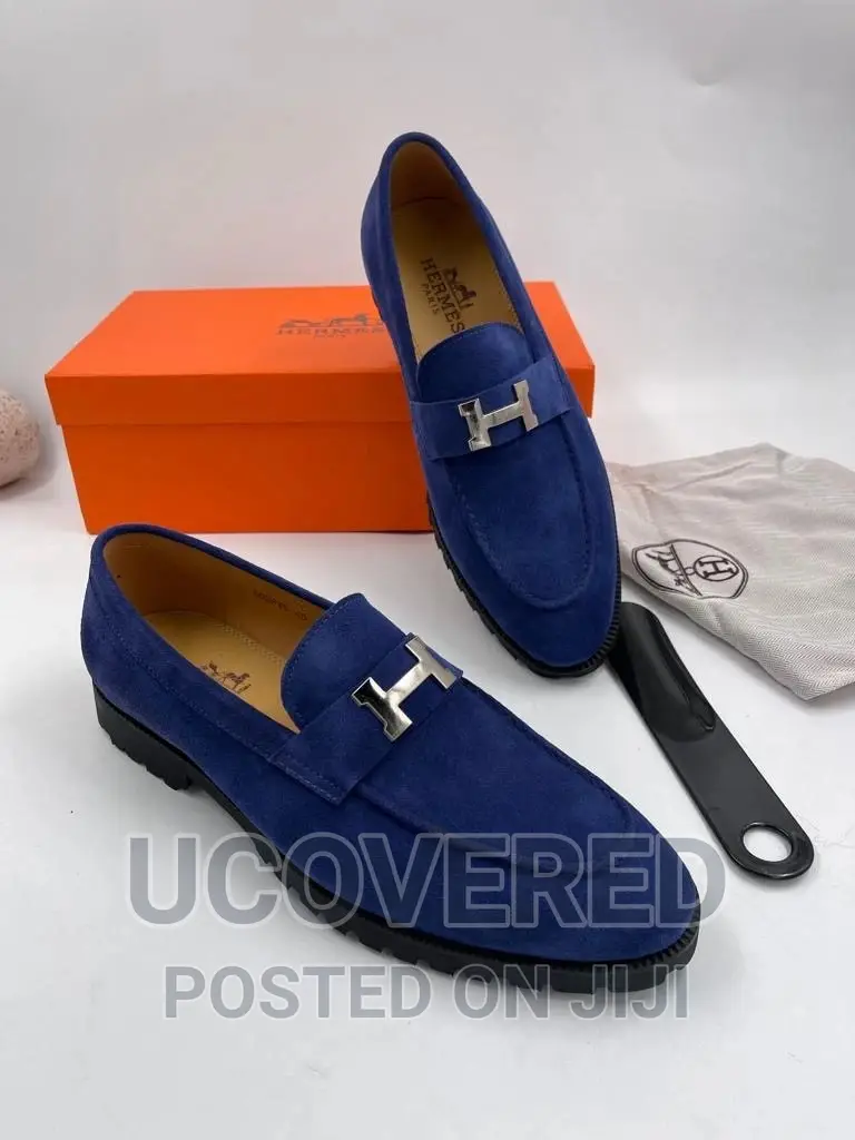 Quality Hermes Suede Loafers