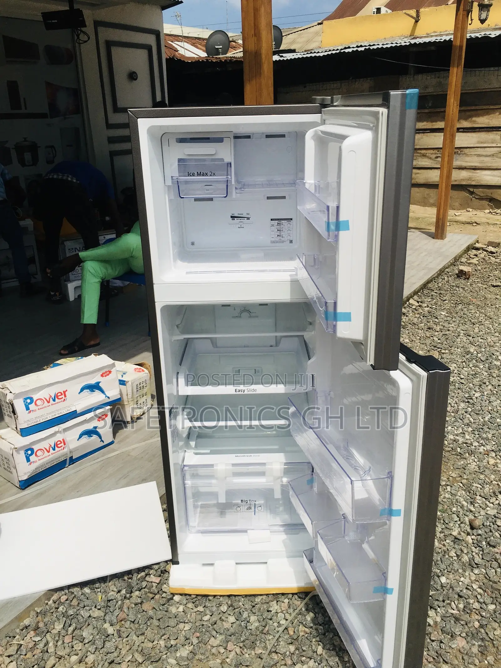 Adjustable  Fridge Samsung Doubledoor Topfreezer RT-34