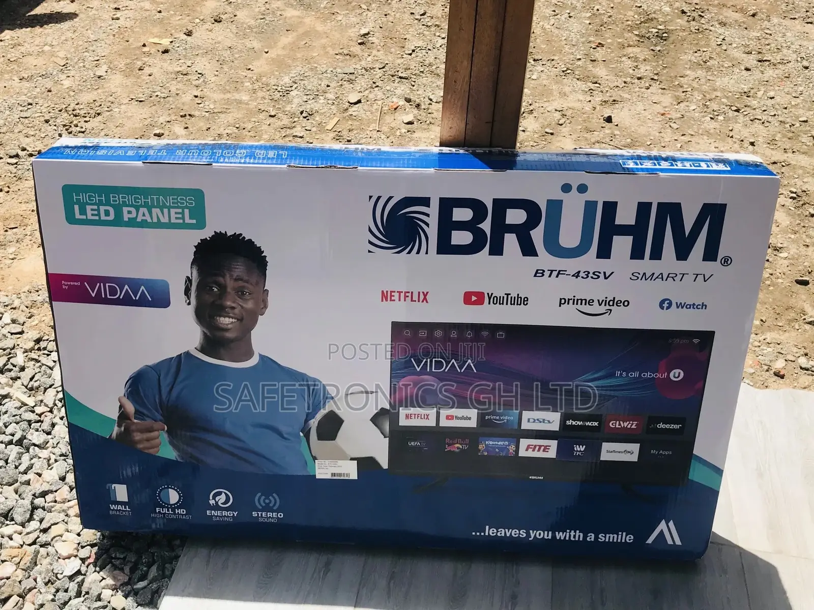 Bruhm Reliable 43 Inches Glossy LED Best Tv