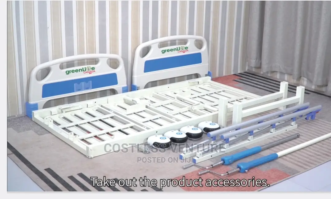 Ingot 2 Crank Hospital Bed With Mattress