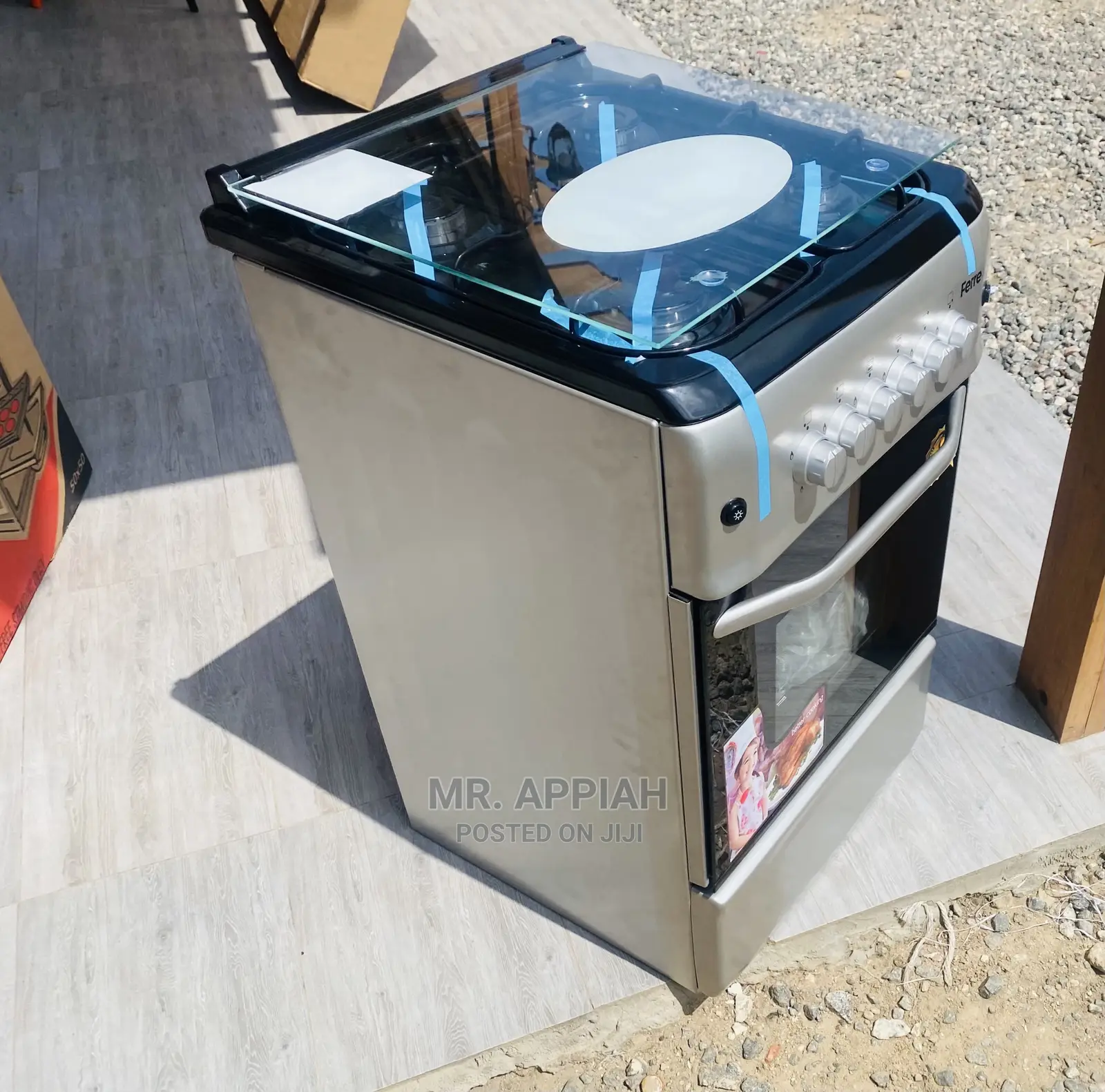 Reliable Volcano 50x50 Gas Cooker(Gray) With Grill and Oven