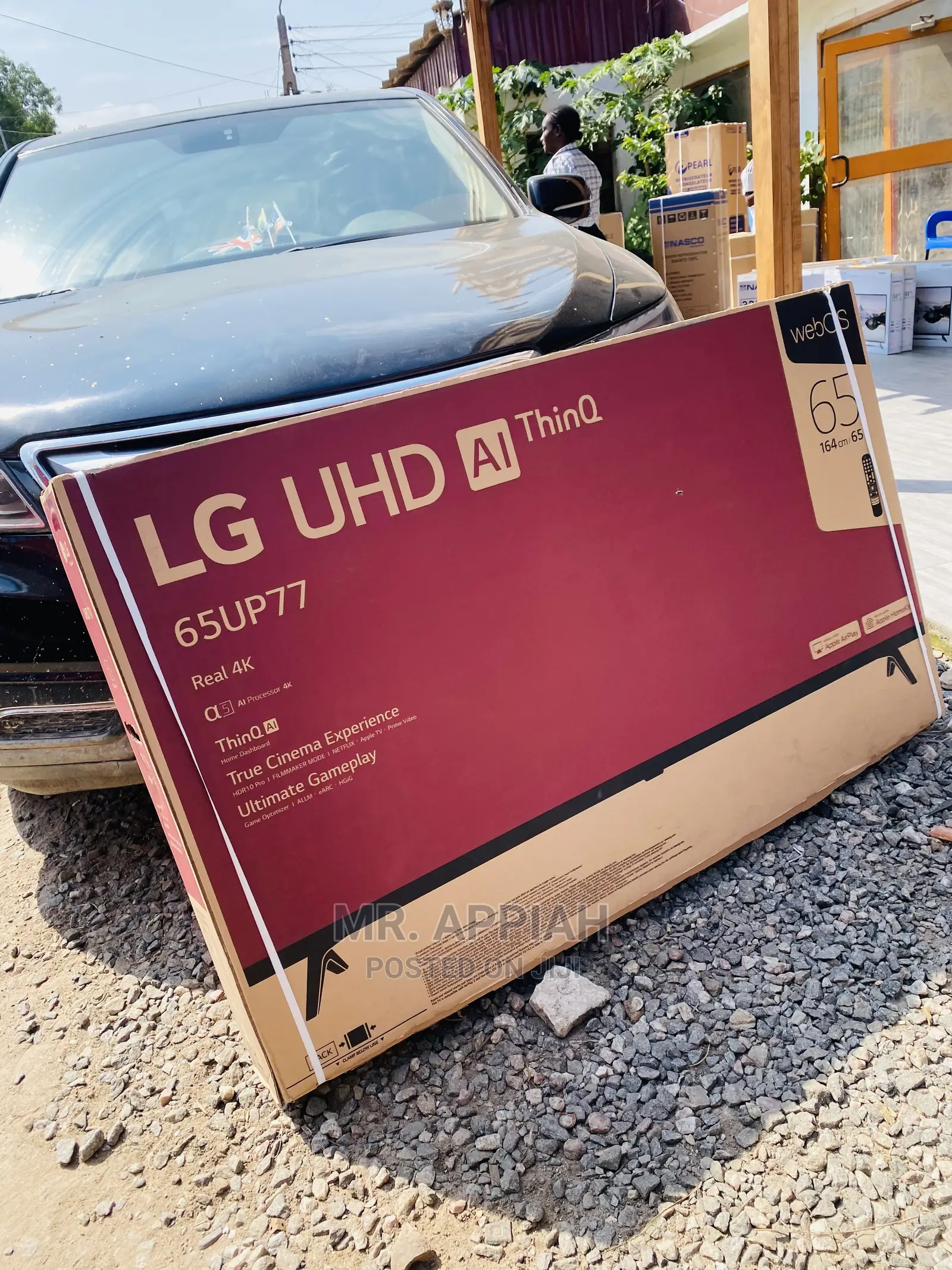 Durable LG UHD AI Thinq Smart LED Tv(65up7750)65” 
