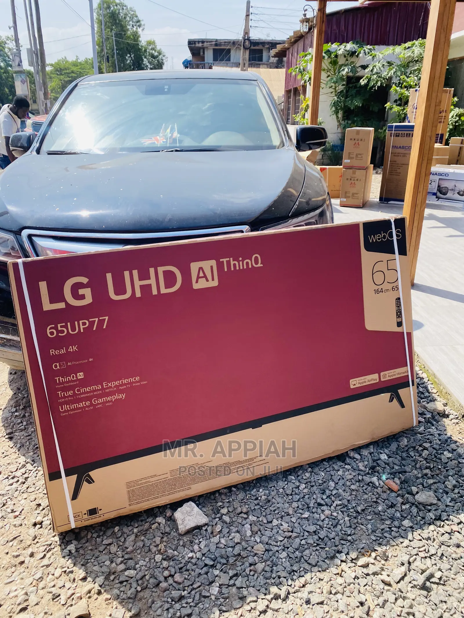 Durable LG UHD AI Thinq Smart LED Tv(65up7750)65” 