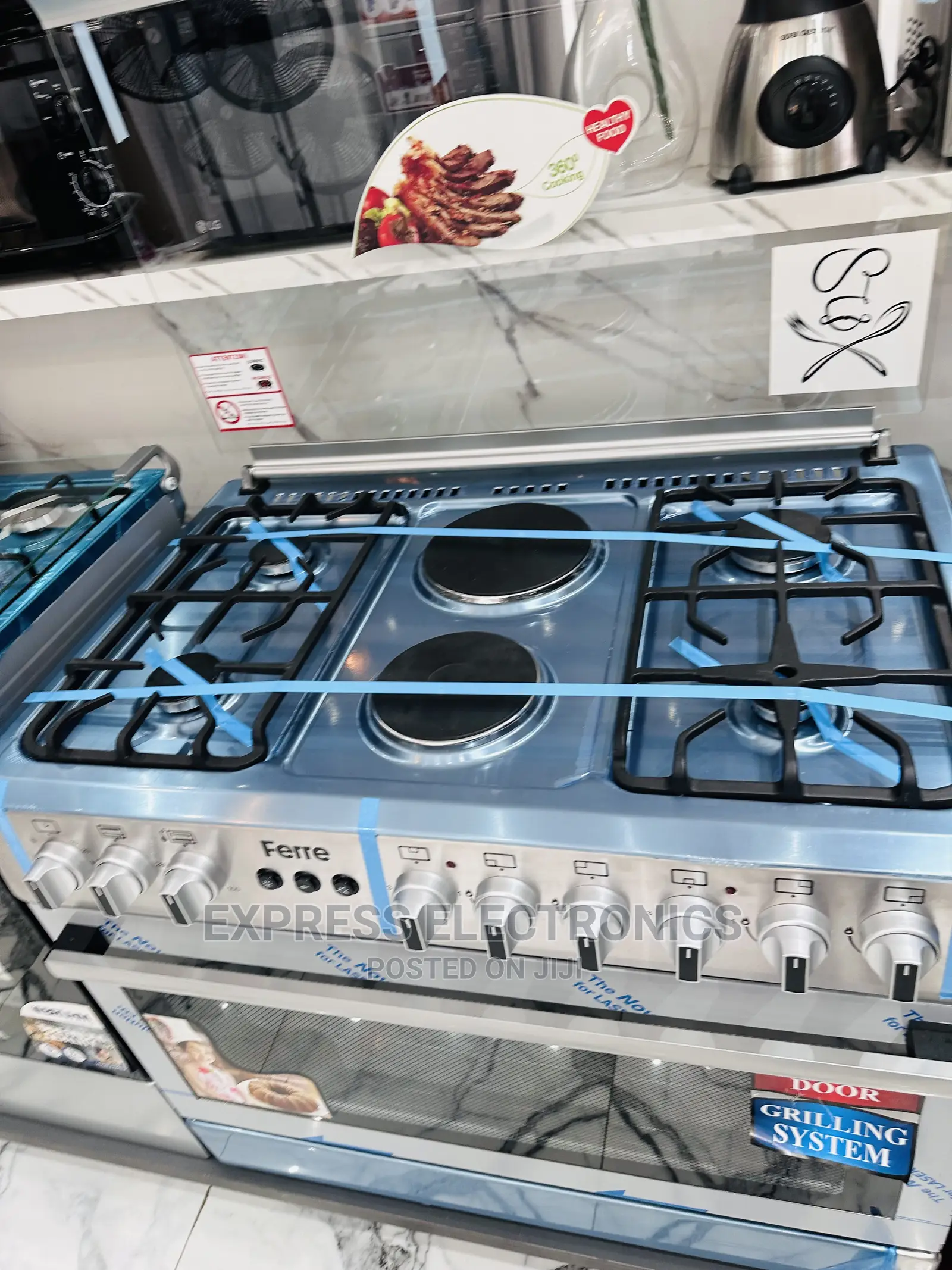 Revealed 2-4 Stove Cooker Oven Grill Ferre Gas and Electric